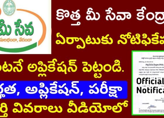 SERP Streenidhi MD G Vidya sagar Reddy Government Initiative to Establish Mee Seva Centers Across Villages The state government of Telangana has decided to establish Mee Seva centers in every village, providing hundreds of online services from both government and private sectors. These centers aim to enhance accessibility to essential services for rural residents. Empowering Women's Self-Help Groups Selection of Operators The initiative will grant these centers to women’s self-help groups (SHGs). Members who have completed their intermediate education will be selected as operators. Each center will receive a loan of ₹2.50 lakhs. Financial Support and Implementation Under the Women Empowerment Scheme, the government plans to launch these centers by August 15. Collectors from all districts have been instructed to identify and select the SHGs interested in setting up these centers. Currently, Telangana has 4,525 Mee Seva centers, with nearly 3,000 located in urban areas. Out of 12,769 gram panchayats, only 1,500 villages have such centers. Bridging the Service Gap Comprehensive Service Access Mee Seva centers offer over 150 government services and 600 private services, including certificates, Aadhaar services, applications, and payments. Rural residents often travel to urban centers for these services. This initiative aims to bring these services closer to rural populations. Funding and Equipment The ₹2.50 lakh loan will be provided through Streenidhi, facilitated by the Panchayati Raj and Rural Development Department. This fund will be used to purchase computers, printers, GPS, biometric devices, cameras, and internet connections from reputed companies under government supervision. Operational Framework Infrastructure and Training The centers will be housed in existing local government buildings like gram panchayats, schools, farmer centers, or Anganwadi centers. Each center will be equipped with a space of 10 feet by 10 feet. Women with intermediate qualifications from the selected SHGs will be trained as operators. The Mee Seva organization will provide training on center management and services, followed by a formal agreement with the SHGs. Transparent and Supervised Services The services offered at these centers will adhere to the government-prescribed fees, ensuring transparency. Mee Seva officials will regularly inspect the centers to oversee their operations and maintenance. Timeline for Implementation Training and Launch The government plans to complete the operator selection and provide a month-long training by the end of this month. After establishing the basic infrastructure, the centers are expected to be operational by August 15. Long-term Vision The establishment of Mee Seva centers in every village is a significant step towards decentralizing access to essential services, empowering women, and promoting digital inclusion in rural Telangana. This initiative not only brings convenience to rural residents but also fosters local economic growth by creating employment opportunities for women.
