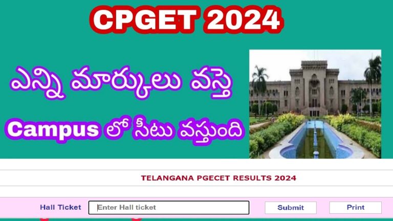 TG CPGET 2024 Notification, Registration, Application Form, Eligibility, Exam Date