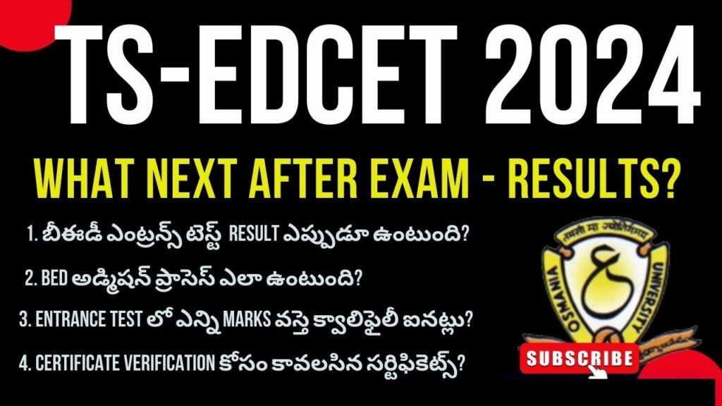 TS EDCET Results 2024: Comprehensive Guide to Checking Your Scores The Telangana State Education Department Common Entrance Test (TS EDCET) 2024 has been successfully conducted by the respective authorities. Candidates who participated in the examination are eagerly awaiting the announcement of their results, which will be available soon. Once released, the official PDF link for the results will be activated on the official website @edcet.tsche.ac.in. For more detailed information about the Telangana EDCET Results, continue reading this article. TS EDCET Results 2024: Key Details The TS EDCET was conducted by Mahatma Gandhi University on behalf of the Telangana State Council of Higher Education (TSCHE) on May 23, 2024. The results will soon be available on the official website @edcet.tsche.ac.in. Candidates can check their results using their name, application number, and date of birth. The results will be published in PDF format, accessible with the candidates' details. The main purpose of the TSCHE exams is to provide admissions into undergraduate and postgraduate courses in various reputed colleges across Telangana. The examinations were conducted in two shifts. Overview of TS EDCET Results 2024 For a quick reference, here is an overview of the Telangana EDCET Results 2024: Attribute Details Conducting Authority Mahatma Gandhi University of Nalgonda 2024 State Telangana Category Result Examination Date 23rd May 2024 Name of Examination TS EDCET 2024 Result Date To be notified soon Mode Online Official Website @www.edcet.tsche.ac.in Status To be released soon The exam was conducted online, featuring 150 questions to be completed within two hours. The questions were divided into three parts: A, B, and C. Each question carried one mark, and the medium of the examination was English and Telugu. How to Download TS EDCET Results 2024 Follow these steps to check your TS EDCET results effortlessly: Visit the official website of Mahatma Gandhi University of Nalgonda @edcet.tsche.ac.in. On the homepage, look for the latest notifications. Find and click on the “Result PDF link.” Enter the required details such as name, roll number, and registration number. Click the submit button. The result will be displayed shortly. Download or print the result for future reference. TS EDCET Cut-off 2024