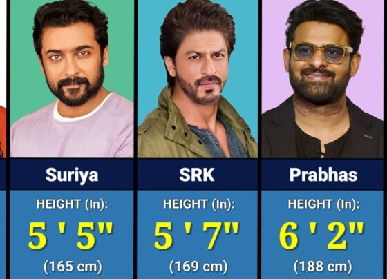 Bollywood Actors' Heights: Revealing the Tallest Stars of Hindi Cinema Bollywood has carved a unique niche in the global entertainment industry. Numerous Bollywood actors boast a worldwide fanbase, constantly praised for their exceptional acting skills. Amongst the fame and glamour, the height of Bollywood actors often sparks curiosity. Taller actors are often perceived as more attractive and charismatic. However, beyond mere measurements, many fascinating aspects showcase the true essence of their personalities. Are you eager to know the top 11 Bollywood actors’ heights in feet and inches? Let's dive in! Table of Bollywood Actors' Heights Actor Name Height in Feet and Inches Height in Inches Salman Khan 5 Feet 7 inches 67 inches Hrithik Roshan 5 Feet 11 inches 71 inches Shahid Kapoor 5 Feet 8 inches 68 inches Shah Rukh Khan 5 Feet 8 inches 68 inches Aamir Khan 5 Feet 5 inches 65 inches Sidharth Malhotra 6 Feet 1 inch 73 inches Kartik Aaryan 6 Feet 72 inches Varun Dhawan 5 Feet 7 inches 67 inches Ranveer Singh 5 Feet 10 inches 70 inches John Abraham 6 Feet 1 inch 73 inches Tiger Shroff 5 Feet 9 inches 69 inches 1. Salman Khan: Height and Persona Salman Khan, an Indian producer, actor, TV host, and singer, ranks among the top actors in Bollywood. His energetic and charismatic performances make him one of the most successful and iconic heroes in Hindi cinema. Besides his superstar status, Salman is known for his charitable work and iconic dialogue delivery. Salman Khan Height: 5 Feet 7 inches 2. Hrithik Roshan: The Dancing Sensation