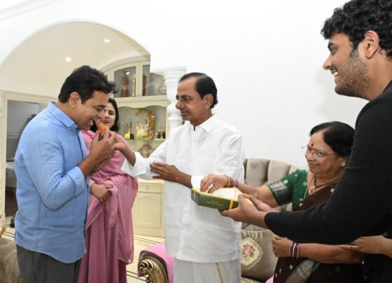 CM Revanth Reddy Extends Birthday Wishes to KTR: A Day of Celebration and Political Camaraderie Celebrating KTR's Birthday: A Wave of Greetings The working president of the Bharat Rashtra Samithi (BRS) and former minister, Kalvakuntla Taraka Rama Rao (KTR), is celebrating his birthday today. As the sitting Member of the Legislative Assembly for Sircilla, KTR is a well-respected figure in Telangana politics. On this special occasion, social media platforms are awash with messages of congratulations and well-wishes, with the hashtag "Jai KTR" trending as supporters express their admiration. KTR’s admirers, including party workers and enthusiastic supporters, have taken to social media to celebrate his birthday. The celebrations include cake-cutting ceremonies and gatherings, where fans share their joy and solidarity with KTR, further cementing his popularity and influence. Political Leaders Unite in Well-Wishes It's not just his supporters who are acknowledging KTR's birthday; leaders from various political parties, including prominent figures from both the BRS and other political factions, are extending their greetings. This show of unity and respect underscores KTR's standing in the political community and highlights the collaborative spirit often seen on such occasions. CM Revanth Reddy's Heartfelt Message Telangana Chief Minister Revanth Reddy is among those who have publicly extended birthday wishes to KTR. In a press release issued on Wednesday, CM Revanth Reddy expressed his heartfelt congratulations, saying, "Kalvakuntla Taraka Rama Rao, my sincere birthday greetings to you. May God bless you with good health and strength to continue serving the people and contributing to the state's development and governance." Revanth Reddy’s message reflects not only the political camaraderie between the leaders but also a shared commitment to public service and the betterment of Telangana. KTR's Commitment to Social Initiatives KTR has used his birthday as an opportunity to further his commitment to social causes. Under the initiative "Gift a Smile," he has launched yet another humanitarian project, highlighting his dedication to community service and social welfare. This initiative is a testament to KTR's ongoing efforts to uplift the state's people and improve their quality of life. The Role of BRS in Telangana's Development The Bharat Rashtra Samithi (BRS), under the leadership of KTR, continues to play a pivotal role in the development of Telangana. The party has focused on various developmental initiatives, including infrastructure, education, and healthcare, aiming to transform Telangana into a prosperous and progressive state. KTR's leadership and vision are instrumental in driving these efforts, with his birthday serving as a reminder of his contributions. KTR's Political Journey and Vision KTR's political journey has been marked by his commitment to public service and his strategic approach to governance. As a prominent leader in the BRS, KTR has been at the forefront of numerous initiatives aimed at improving the state's infrastructure and fostering economic growth. His vision for Telangana is centered around sustainable development, technological innovation, and social welfare. A Day of Celebration and Reflection As KTR celebrates his birthday, it is not only a day of personal celebration but also a moment of reflection on his achievements and future goals. His supporters, colleagues, and the people of Telangana look forward to his continued leadership and dedication to the state’s progress. Conclusion: The Impact of Political Leadership on Society The birthday of a political leader like KTR serves as a reminder of the impact that effective leadership can have on society. KTR's contributions to Telangana's development, his commitment to social causes, and his ability to inspire people across the political spectrum are commendable. As the state continues to evolve, the leadership of figures like KTR and CM Revanth Reddy will be crucial in shaping its future and ensuring its prosperity.