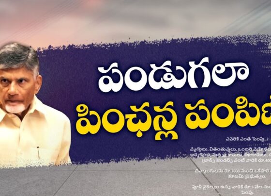 Andhra Pradesh Pension Distribution: Enhanced Pensions Bring Joy Across the State The Andhra Pradesh government is celebrating Pension Day today, distributing increased pensions to beneficiaries across the state. Chief Minister Chandrababu Naidu will personally deliver pensions to recipients in Penumaka village, Tadepalli mandal, Guntur district. Additionally, ministers, MLAs, MLCs, and other public representatives will participate in the distribution process statewide. In a single day, 65.31 lakh beneficiaries will receive a total of ₹4,408 crores. Let’s explore the details of who gets what in the enhanced pensions in Andhra Pradesh. A Festive Pension Distribution in Andhra Pradesh In a significant move, the Andhra Pradesh government has commenced the distribution of increased pensions as promised in the election manifesto. Operating under the NTR Bharosa scheme, the government has been implementing the new pension amounts since April, including arrears for three months. Chief Minister Chandrababu Naidu is making history by personally distributing pensions, a first for a state chief minister. Across the state, 65.31 lakh beneficiaries will receive a total of ₹4,408 crores in pensions, benefiting 28 different categories of recipients. Enhanced Pensions for Various Beneficiary Categories The coalition government has not only increased the pension amounts but also included arrears for the past three months. The monthly pension for the elderly, widows, single women, fishermen, weavers, toddy tappers, artists, drum artists, and transgender individuals has been increased from ₹3,000 to ₹4,000. Including the arrears, each of these beneficiaries will receive ₹7,000 (an additional ₹1,000 per month for three months).