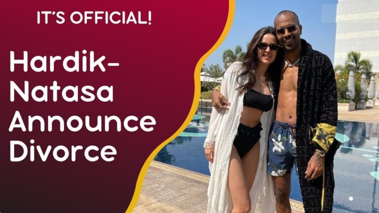 Hardik Pandya and Natasa Stankovic Announce Divorce After Four Years of Marriage Hardik Pandya and Natasa Stankovic have officially announced their separation after months of speculation about their relationship. The couple shared a heartfelt joint statement on Instagram, revealing their decision to part ways despite their best efforts to make the marriage work. Their focus now remains on co-parenting their son, Agastya, and ensuring his happiness amidst this difficult transition. Joint Statement on Separation Natasa Stankovic took to Instagram to confirm her divorce from Hardik Pandya, stating that despite their efforts, they concluded that separation was in their best interest. The joint statement emphasized their commitment to maintaining a healthy environment for their son, Agastya. "After four years of being together, Hardik and I have decided to mutually part ways. We tried our best together and gave it our all, and we believe this is in the best interest for both of us. This was a tough decision for us to make, given the joy, mutual respect, and companionship we enjoyed together and as we grew a family. We are blessed with Agastya, who will continue to be at the center of both our lives, and we will co-parent to ensure that we give him everything that we can for his happiness. We sincerely request your support and understanding to give us privacy during this difficult and sensitive time," read the statement. Signs of Separation: Social Media Hints Speculations about their separation began when Natasa removed the 'Pandya' surname from her Instagram bio and deleted all her wedding pictures with Hardik. Recently, Natasa and Agastya left Mumbai, and she posted a picture of an empty road in Serbia, using the hashtag #homesweethome. Natasa Stankovic, who has been at the center of heavy speculation regarding her marriage with cricketer Hardik Pandya, had previously taken to social media to address the issue of judgment. The actress and model's silence on Team India's T20 World Cup victory and her absence from congratulatory posts for Hardik have fueled divorce rumors. Addressing Public Judgment and Speculation In a reflective video posted to her Instagram Stories, Natasa spoke about the tendency of people to judge others without understanding their situations. "Sitting here and having my coffee, just had a random thought," she began. "As people, how quick are we in judging? We see someone who is acting out of their character. We don't slow down, we don't observe, and we have no empathy. We straight jump into judging. We don't know what has happened, what is behind the whole thing, the whole act, the whole situation. So let's be less judgmental, observe more, have more empathy, and be patient with people." Prioritizing Co-Parenting for Agastya’s Well-being Despite their separation, both Hardik and Natasa remain dedicated to co-parenting their son, Agastya. They have reiterated their commitment to providing a stable and loving environment for him. This shared responsibility aims to ensure that Agastya's happiness and well-being remain unaffected by their decision to part ways. Their joint statement requested privacy and understanding from the public and the media during this sensitive period. They emphasized the importance of respect and empathy as they navigate through this challenging phase of their lives. Conclusion: Moving Forward with Dignity and Respect The decision to separate marks a significant change in Hardik Pandya and Natasa Stankovic's lives. While their journey together as a couple has come to an end, their roles as dedicated parents to Agastya will continue to be a shared priority. The couple's candid announcement and request for privacy underscore their mutual respect and desire to handle this transition with dignity. In the face of public scrutiny and speculation, Hardik and Natasa have chosen to focus on the well-being of their son and their personal growth. Their story serves as a reminder of the complexities of relationships and the importance of empathy and understanding during difficult times. As they embark on separate paths, their commitment to co-parenting highlights the enduring bond they share through their love for Agastya.