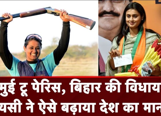Bihar MLA in the Olympics: Shreyasi Singh's Journey to Paris 2024 The Olympic Games in Paris have begun with grandeur, and India has sent a formidable team of 117 athletes to compete. Among them is a remarkable participant from Bihar - Shreyasi Singh, a sitting Member of the Legislative Assembly (MLA). Contrary to what one might assume, there is no special political entry here; Shreyasi Singh has earned her place purely through her prowess in shooting sports. Shreyasi Singh: From Politics to Sports Before becoming an MLA representing Jamui in Bihar, Shreyasi Singh was already a celebrated shooter. She has been honored with the prestigious Arjuna Award, which recognizes outstanding achievement in national sports. Her accolades include a silver medal in the double trap event at the 2014 Commonwealth Games in Glasgow and a gold medal at the 2018 Commonwealth Games in Gold Coast. Early Life and Education Hailing from Gidhaur in Jamui district, Shreyasi Singh pursued her higher education with determination. She graduated with a degree in Arts from Hansraj College, Delhi, and completed an MBA from Manav Rachna International University in Faridabad. Her family background is steeped in politics and sports, with both her parents being influential figures. Her father, Digvijay Singh, was a former Union Minister and MP from Banka, while her mother, Putul Singh, also served as an MP. Political Journey Shreyasi Singh's entry into politics came in 2020 when she joined the Bharatiya Janata Party (BJP). She contested the Bihar Legislative Assembly elections and won with a significant majority, defeating the sitting MLA Vijay Prakash by 41,000 votes. Despite her political responsibilities, Shreyasi never lost sight of her passion for shooting. Balancing Two Worlds Managing a career in sports and politics is no small feat. Shreyasi Singh spends considerable time in her constituency, where there is no shooting range for her practice. To keep her skills sharp, she often travels to Delhi for training, balancing her duties as an MLA with her rigorous practice schedule. Her dedication to both fields is evident in her continuous efforts to improve and excel. Achievements in Shooting