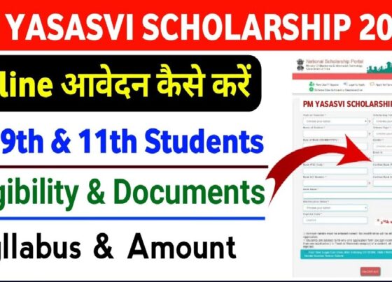This comprehensive guide ensures students and parents understand the PM Yashasvi Scholarship Yojana, its benefits, and how to apply. By following the steps outlined above, eligible students can access the financial assistance they need to achieve their educational goals. PM Yashasvi Scholarship Yojana: Unlock Up to ₹1,25,000 for Students – Here's How to Apply Introduction to PM Yashasvi Scholarship Yojana The Indian government has introduced the PM Yashasvi Scholarship Yojana to provide financial assistance to students from economically disadvantaged backgrounds. This scholarship aims to support the education of students from lower-income families, ensuring they can pursue higher education without financial barriers. Under this scheme, students can receive up to ₹1,25,000 to aid their educational journey. Eligibility Criteria for PM Yashasvi Scholarship Yojana To be eligible for the PM Yashasvi Scholarship Yojana, students must meet specific criteria. These include: