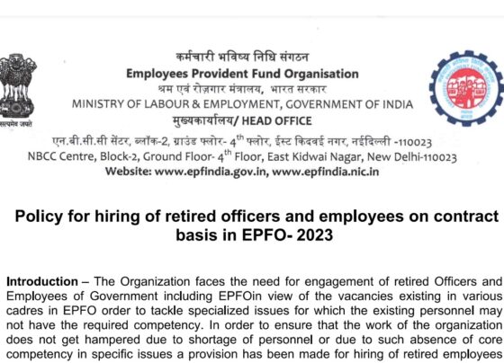 Policy for Hiring Retired Officers and Employees on a Contract Basis in EPFO Introduction The Employees' Provident Fund Organization (EPFO) is grappling with vacancies in various cadres. To address these gaps and tackle specialized issues that the current personnel may not be equipped to handle, EPFO has established a policy for hiring retired officers and employees on a contract basis. This approach ensures that the organization's operations are not disrupted due to personnel shortages or a lack of core competencies in specific areas. Identification of Functions and Tasks Justified Exigencies Appointments of retired employees should only occur in justified exigencies where public interest is served. These appointments are meant to address critical work that cannot be delayed. Routine Work Exclusion Routine day-to-day tasks should not be assigned to retired personnel if regular staff is available. The focus is on specialized tasks that require the expertise of retired officers. Senior Staff Exclusion Retired employees should not be hired as personal staff for senior officers or ministers if the tasks can be performed by current employees. Minimizing Appointments Such appointments should be minimal and not become a standard practice. Adequate functional necessity and clear grounds must be presented to the Competent Authority. Identification of Number and Grade of Retired Officers or Employees Grade and Cadre Matching The grade or cadre of the retired personnel should match the level of work proposed. This ensures that the expertise aligns with the requirements. Clear Specification The level and requirements for the retired personnel must be clearly specified in the job advertisement to attract suitable candidates. General Eligibility Criteria Retired Government Servants The candidates should be retired government servants, preferably from the same post or cadre against which the hiring is being done. This includes retirees from EPFO. APAR Consideration The Annual Performance Appraisal Report (APAR) for the last five years should be considered to ensure the competency of the candidate. Exclusion of Penalized Officers Officers or employees who have been issued charge sheets or had penalties imposed in the last five years should not be considered for hiring. Terms and Conditions of Appointment Tenure of Appointment Initial Period: The initial tenure should not exceed one year, with a possible extension of another year. Beyond Superannuation: Extensions beyond two years after superannuation, up to a maximum of five years (i.e., beyond 65 years of age), require adequate justification and performance review. Remuneration Fixed Monthly Amount: The remuneration will be a fixed amount, calculated by deducting the basic pension from the last drawn pay. No Increments: The remuneration remains unchanged throughout the contract period, with no annual increments. House Rent Allowance No House Rent Allowance (HRA) will be provided to the contracted employees. Transport Allowance Fixed Amount: A fixed amount for commuting between residence and workplace will be provided, based on the rate applicable at the time of retirement. TA/DA on Official Tours: Transport Allowance (TA/DA) will be admissible on official tours as per the entitlement at the time of retirement. Leave of Absence Paid leave of 1.5 days per month of service will be allowed. Accumulation of leave beyond a calendar year is not permitted. Method for Selection and Shortlisting Open Advertisement Engagement will generally be done through open advertisement, inviting applications from eligible retired personnel, including those from EPFO. Specific Appointments For specific purposes requiring unique skills, the Central Provident Fund Commissioner (CPFC) may appoint retired personnel without following the general procedure, provided the reasons are recorded in writing. Competent Authority for Hiring and Screening Committee Composition Group 'A' & 'B' Vacancies Approval by CPFC: Engagements for these groups will be approved by the CPFC. Screening Committee: A committee constituted by the CPFC will screen the candidates. Group 'C' Vacancies Authorization: Additional Central PF Commissioner (HQ) (HR) or (Zone) will authorize the hiring after due procedure. Zonal Screening Committee: At the zonal level, a screening committee constituted by the Additional Central Commissioner (HQ) (Zone) will oversee the process. General Guidelines and Provisions Financial Justification Proper justification for hiring should be made in consultation with the finance department to avoid unnecessary expenditure. Inclusion of Engineers The policy also applies to the engagement of engineers, classified under Group 'A' or 'B' employees. Confidentiality Agreement Hired officers or employees must sign a confidentiality agreement with the Government of India, including clauses on ethics and integrity. No Retrospective Effect Past cases where the term has already expired will not be reopened under this policy. Adherence to Government Guidelines For provisions not covered in this policy, directions from the Government of India will be followed as amended from time to time. Resolving Doubts Any doubts regarding the policy provisions will be referred to the CPFC for final decision-making. By following these structured guidelines, EPFO aims to effectively manage personnel shortages and ensure the continuity of specialized tasks by leveraging the expertise of retired government officers and employees.