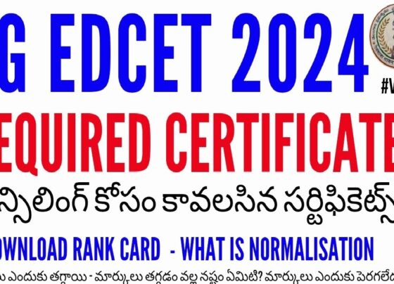 The Telangana State Council of Higher Education (TSCHE) is gearing up to commence the TG EdCET Counselling 2024 process in June. Students who meet or exceed the minimum qualifying marks in the entrance exam will be eligible to participate in the counselling sessions. This article provides a comprehensive guide on the TG EdCET Counselling 2024, including the schedule, required documents, registration fee, and detailed steps involved in the process. TS EdCET Counselling 2024 Overview Candidates who participated in the entrance exam for the two-year Bachelor of Education (B.Ed) program should note that web counselling will be available by the last week of June 2024. Eligible candidates must first register by paying the processing fee and providing basic details. A direct link for registration will be activated on the official website. Key Details: Country: India State: Telangana Organization: Telangana State Council of Higher Education (TSCHE) Course: Two-year Bachelor of Education (B.Ed) Academic Year: 2024-25 Registration Date: Last week of June 2024 Registration Fee: ₹800 for General/OBC candidates; ₹500 for SC/ST/PH candidates Official Website: TSCHE EdCET Seat Allocation Criteria Admission to the two-year B.Ed program for the academic year 2024-25 will be based on the candidate's merit, preferences, seat availability, and reservation policies. High scorers in the Telangana State Education Common Entrance Test 2024 are likely to secure seats in their preferred colleges. Detailed TS EdCET 2024 Counselling Process The counselling process for the two-year Bachelor of Education program consists of five key stages: Registration Candidates begin by registering online, providing necessary details, and paying the processing fee. Certificate Verification Candidates must verify their documents to authenticate their eligibility and academic credentials. List of Candidates Eligible for Web-options Eligible candidates are listed, allowing them to proceed to the web-options stage. Exercising of Web-options Candidates select their preferred colleges and courses online based on availability and merit. Seat Allotment and College Reporting Seats are allocated according to merit and preference. Candidates must report to the assigned college. Schedule for TS EdCET 2024 Web Counselling While the exact schedule for TS EdCET 2024 counselling has not been disclosed, candidates can refer to the following tentative dates: Stage Date Details Registration Last week of June 2024 Candidates register online, pay the processing fee, and provide details. Certificate Verification To Be Announced Documents are verified to confirm eligibility and academic credentials. List of Candidates Eligible for Web-options To Be Announced Eligible candidates are listed for the web-option selection. Exercising of Web-options To Be Announced Candidates choose preferred colleges and courses online. Seat Allotment and College Reporting To Be Announced Seats allocated based on merit and preference; reporting to assigned college. Required Documents for TS EdCET 2024 Counselling Candidates must have the following documents ready for the TS EdCET 2024 web counselling: TS EdCET 2024 Rank Card TS EdCET 2024 Hall Ticket Educational Qualification Certificates (10th, 12th, Degree) Transfer Certificate (TC) Income Certificate Caste Certificate (if applicable) Residence Certificate Aadhar Card Passport Size Photographs Provisional Allotment Letter Date of Birth Certificate Disability Certificate (if applicable) NCC/CAP/Sports/Minority Certificates (if applicable) Character Certificate Candidates will need to upload these documents or report to a helpline center for document verification. Registration Fee for TS EdCET 2024 Counselling To participate in the web counselling for the two-year Bachelor of Education program, candidates must pay the registration fee. The fee structure is as follows: General/OBC Candidates: ₹800 SC/ST/PH Candidates: ₹500 The registration fee must be paid online by the specified deadline. Conclusion The TS EdCET 2024 counselling process is a crucial step for candidates aspiring to secure a seat in the two-year B.Ed program. By following the outlined steps, ensuring all required documents are ready, and paying the necessary fees on time, candidates can smoothly navigate the counselling process. Stay updated with the official TSCHE website for the latest information and direct links for registration and other activities.