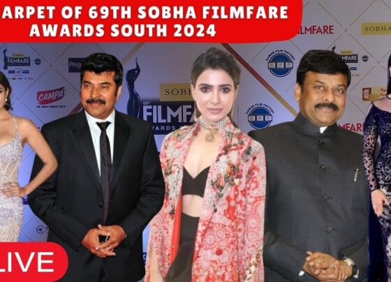 The 69th SOBHA Filmfare Awards South 2024 lit up the JRC Convention Centre in Hyderabad with a celebration of the finest talents in Telugu, Tamil, Malayalam, and Kannada cinema. This annual event honors outstanding actors, musicians, directors, and technicians, showcasing the remarkable achievements and promising future of South Indian cinema. We extend our heartfelt congratulations to all the winners of the prestigious Black Lady, and look forward to the South film industry continuing to raise the bar with exceptional content and talent. Telugu Cinema Winners 2024 Best Film Balagam Best Director Venu Yeldandi (Balagam) Best Film (Critics') Sai Rajesh (Baby) Best Actor in a Leading Role (Male) Nani (Dasara) Best Actor (Critics') Prakash Raj (Ranga Maarthaanda) Naveen Polishetty (Miss Shetty, Mr. Polishetty) Best Actor in a Leading Role (Female) Keerthy Suresh (Dasara) Best Actress (Critics') Vaishnavi Chaitanya (Baby) Best Actor in a Supporting Role (Male) Brahmanandam (Ranga Maarthaanda) Ravi Teja (Waltair Veerayya) Best Actor in a Supporting Role (Female) Rupa Lakshmi (Balagam) Best Music Album Baby (Vijay Bulganin) Best Lyrics Anantha Sriram (O Rendu Prema Meghaalila - Baby) Best Playback Singer (Male) Sreerama Chandra (O Rendu Prema Meghaalila - Baby) Best Playback Singer (Female) Shweta Mohan (Mastaaru Mastaaru - Sir) Best Cinematography Sathyan Sooryan (Dasara) Best Choreography Prem Rakshith (Dhoom Dhaam Dhosthaan - Dasara) Best Production Design Kolla Avinash (Dasara) Best Debut Director Srikanth Odela (Dasara) Shouryuv (Hi Nanna) Best Debut Male Sangeeth Shobhan (Mad) 69th Filmfare Awards South 2024 – Telugu Winners Best Film Balagam Best Director Venu Yeldandi (Balagam) Best Actor (Male) Nani (Dasara) Best Actress (Female) Keerthy Suresh (Dasara) Best Debut Director Srikanth Odela (Dasara) Shouryuv (Hi Nanna) Best Film (Critics') Baby Best Actor (Critics') Naveen Polishetty (Miss Shetty Mr. Polishetty) Prakash Raj (Ranga Maarthaanda) Best Actress (Critics') Vaishnavi Chaitanya (Baby) Best Supporting Actor Ravi Teja (Waltair Veerayya) Brahmanandam (Ranga Maarthaanda) Best Supporting Actress Rupa Lakshmi (Balagam) Best Music Director Vijay Bulganin (Baby) Best Lyricist Anantha Sriram (O Rendu Prema Meghaalila - Baby) Best Male Playback Singer Sreerama Chandra (O Rendu Prema Meghaalila - Baby) Best Female Playback Singer Shweta Mohan (Mastaaru Mastaaru - Sir) Best Choreographer Prem Rakshith (Dhoom Dhaam Dhosthaan - Dasara) Best Cinematographer Sathyan Sooryan (Dasara) Best Production Design Kolla Avinash (Dasara) Tamil Cinema Winners 2024 Best Film Chithha Best Director SU Arun Kumar (Chithha) Best Actor (Male) Vikram (Ponniyin Selvan Part 2) Best Actor (Female) Nimisha Sajayan (Chithha) Best Actor (Critics') Siddharth (Chithha) Best Actress (Critics') Aishwarya Rajesh (Farhana) Aparna Das (Dada) Best Film (Critics') Vetri Maaran (Viduthalai Part 1) Best Supporting Actor (Male) Fahadh Faasil (Maamannan) Best Supporting Actor (Female) Anjali Nair (Chithha) Best Lyrics Ilango Krishnan (Aga Naga - Ponniyin Selvan Part 2) Best Playback Singer (Male) Haricharan (Chinnanjiru Nilave - Ponniyin Selvan Part 2) Best Playback Singer (Female) Karthika Vaidyanathan (Kangal Edho - Chithha) Best Cinematographer Ravi Varman (Ponniyin Selvan Part 2) Best Music Album Dhibu Ninan Thomas and Santosh Narayanan (Chithha) Best Production Design Thota Tharani (Ponniyin Selvan Part 2) Kannada Cinema Winners 2024 Best Film Daredevil Musthafa Best Director Hemanth M Rao (Sapta Sagaradaache Ello) Best Actor (Male) Rakshit Shetty (Sapta Sagaradaache Ello) Best Actor (Female) Siri Ravikumar (Swathi Mutthina Male Haniye) Best Actor (Critics') Poornachandra Mysore (Orchestra Mysuru) Best Actress (Critics') Rukmini Vasanth (Sapta Sagaradaache Ello) Best Film (Critics') Prithvi Konanur (Pinki Elli) Best Supporting Actor (Male) Rangayana Raghu (Tagaru Palya) Best Supporting Actor (Female) Sudha Belawadi (Kousalya Supraja Rama) Best Lyrics BR Lakshman Rao (Yava Chumbaka - Chowka Bara) Best Playback Singer (Male) Kapil Kapilan (Nadhiye O Nadhiye - Sapta Sagaradaache Ello Side A) Best Playback Singer (Female) Srilakshmi Belmannu (Kadalanu Kaana Horatiro - Sapta Sagaradaache Ello Side A) Best Music Album Charan Raj (Sapta Sagaradaache Ello) Best Debut Female Amrutha Prem (Tagaru Palya) Best Debut Male Shishir Baikady (Daredevil Musthafa) Sangeeth Shobhan (Mad) Malayalam Cinema Winners 2024 Best Film 2018 Best Director Jude Anthany Joseph (2018) Best Actor (Male) Mammootty (Nanpakal Nerathu Mayakkam) Best Actor (Female) Vincy Aloshious (Rekha) Best Actor (Critics') Joju George (Iratta) Best Actress (Critics') Jyotika (Kaathal The Core) Best Film (Critics') Jeo Baby (Kaathal The Core) Best Supporting Actor (Male) Jagdish (Purusha Pretham) Best Supporting Actor (Female) Poornima Indrajith (Thuramukham) Best Lyrics Anwar Ali (Ennum En Kaaval - Kaathal The Core) Best Playback Singer (Male) Kapil Kapilan (Neela Nilave - RDX) Best Playback Singer (Female) KS Chithra (Muttathe Mulla - Jawanum Mullappoovum) Best Music Album SMCS (RDX)