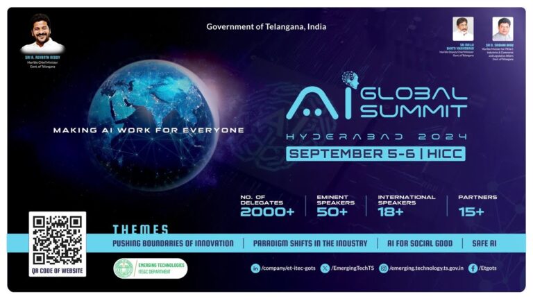 Hyderabad to Host Global AI Summit 2024 0n September 5