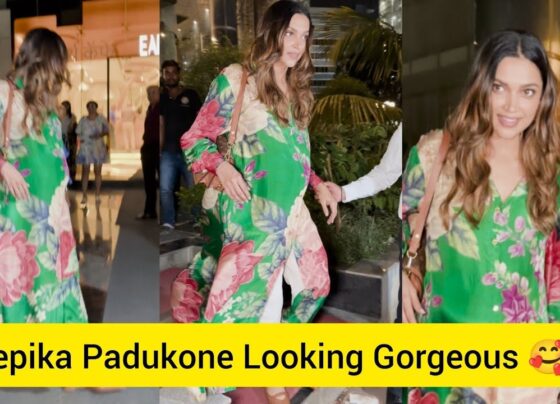 Bollywood superstar Deepika Padukone, who is expecting her first child, was recently spotted enjoying a dinner outing in Mumbai. The actress, known for her impeccable style and warm personality, made headlines as pictures and videos of her evening out circulated on social media platforms. Deepika Padukone's Elegant Dinner Look For her dinner outing, Deepika Padukone chose a chic ensemble that turned heads. She donned a green floral suit paired with crisp white trousers and completed the look with tan-colored heels. Adding a touch of sophistication, she carried a stylish handbag that complemented her outfit perfectly. The actress, who has always been a fashion icon, once again proved her sartorial prowess with this elegant yet comfortable look. A Memorable Interaction with Fans As Deepika exited the restaurant, she was warmly greeted by a crowd of fans eager to capture a moment with their favorite star. Ever gracious, Deepika obliged, smiling and posing for selfies with her admirers. The actress's down-to-earth nature shone through as she took the time to interact with each fan, making the evening even more special for those who were lucky enough to meet her. The Heartwarming Moment with a Fan's Baby One of the most endearing moments of the evening was when Deepika Padukone encountered a fan with a baby. The actress, who is herself a mom-to-be, couldn’t resist the adorable child. In a heartwarming gesture, she gently stroked the baby's head, showcasing her maternal instincts and leaving onlookers in awe of the tender moment. This sweet interaction was captured on video, further endearing her to her fans. Deepika Padukone and Ranveer Singh: Exciting Times Ahead Deepika Padukone and her husband, actor Ranveer Singh, are eagerly anticipating the arrival of their first child. The star couple shared the joyful news with their fans in an Instagram post on February 29, announcing that their baby is due in September. The couple's journey into parenthood has been met with immense love and support from their fans and the film fraternity. Celebrating 11 Years of 'Chennai Express' The same evening, Deepika took to Instagram to commemorate the 11th anniversary of her blockbuster film "Chennai Express." The actress shared a nostalgic post, reflecting on the film's impact and her unforgettable dialogue, "How many times do you think I've had to repeat this dialogue? Sahi jawaab ko milega 'Ek Bakwaas Dictionary." Her post quickly garnered attention, with fans reminiscing about the film's iconic moments. Conclusion Deepika Padukone continues to captivate audiences not just with her on-screen performances but also with her off-screen charm and grace. As she prepares for motherhood, her fans eagerly await the next chapter in her life, excited to see how this new journey unfolds. Whether it’s her style, her talent, or her genuine connection with her fans, Deepika Padukone remains a beloved figure in Bollywood, and her recent outing is just another reminder of why she holds a special place in the hearts of many.