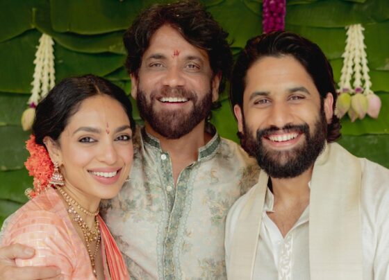 Naga Chaitanya and Sobhita Dhulipala's Love Story: From First Sight to Engagement Naga Chaitanya and Sobhita Dhulipala's romantic journey began long before their engagement on August 8, which took place at the opulent residence of Nagarjuna in Hyderabad. This intimate engagement ceremony marked a new chapter for the couple, who had kept their relationship largely private until now. The Beginnings: A Birthday Bash and Budding Romance The story of Naga Chaitanya and Sobhita Dhulipala started in May 2022, soon after Naga Chaitanya's split with Samantha Ruth Prabhu. The first public sighting of the couple was in Hyderabad, where Sobhita was promoting her film, Major. Coincidentally, her birthday fell on May 31, and Naga Chaitanya was present at the celebrations. This marked the beginning of their two-year relationship, during which they enjoyed several private moments together, including holidays. Nagarjuna’s Blessings and Public Announcement The news of their engagement was officially confirmed by Nagarjuna on social media. Sharing photos from the engagement ceremony, Nagarjuna expressed his joy: “We are delighted to announce the engagement of our son, Naga Chaitanya, to Sobhita Dhulipala, which took place this morning at 9:42 a.m.!! We are overjoyed to welcome her into our family. Congratulations to the happy couple! Wishing them a lifetime of love and happiness. God bless! ❤️ 8.8.8 A beginning of infinite love.” Family and Celebrity Guests The engagement ceremony was a private affair, attended by close family members. Among the guests were Nagarjuna’s wife, Amala Akkineni, and Chaitanya’s brother, Akhil, along with Sobhita’s parents. The venue, Nagarjuna’s luxurious home in Jubilee Hills, Hyderabad, is a landmark for Telugu movie fans, reminiscent of Shah Rukh Khan's residence in Mumbai. The Secrecy and Revelation of Their Love Despite their efforts to keep the relationship under wraps, fans speculated about their romance. Early signs of their relationship surfaced on a Reddit thread, featuring blurry images of the couple dining at Chef Surender Mohan’s restaurant in London. The couple’s shared posts from the same locations further fueled the rumors. Their mutual love for Formula 1 and a shared interest in wine tasting events in Europe were also points of connection. A Timeline of Love and Future Plans Naga Chaitanya and Sobhita Dhulipala’s relationship has received blessings from both families. Nagarjuna praised Sobhita at a recent movie event, highlighting her performance and charm. The couple plans to marry later in 2024, with fans eagerly awaiting more updates on their journey. Chaitanya’s Previous Marriage and Moving Forward Before his relationship with Sobhita, Naga Chaitanya was married to Samantha Ruth Prabhu. The couple tied the knot in October 2017 in Goa but announced their separation in October 2021. Samantha has since focused on her career, promoting her series Citadel with Varun Dhawan. Engagement Celebrations and Social Media Buzz The engagement of Naga Chaitanya and Sobhita Dhulipala has created a buzz on social media. Fans are excited to see the official engagement photos and are looking forward to more glimpses of their love story. The journey from a birthday celebration in Hyderabad to an intimate engagement ceremony has been a beautiful and private affair for Naga Chaitanya and Sobhita Dhulipala. As they step into this new chapter, their fans and families wish them a lifetime of happiness and love