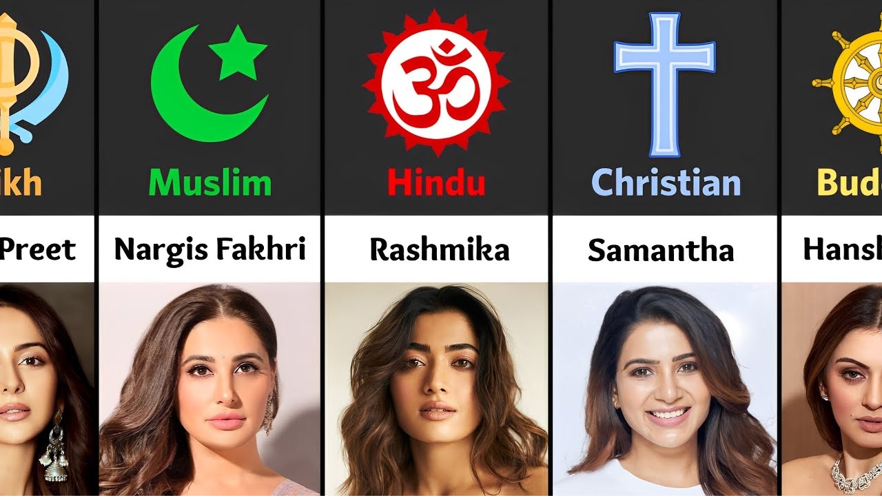 Religion Of South Indian Actresses