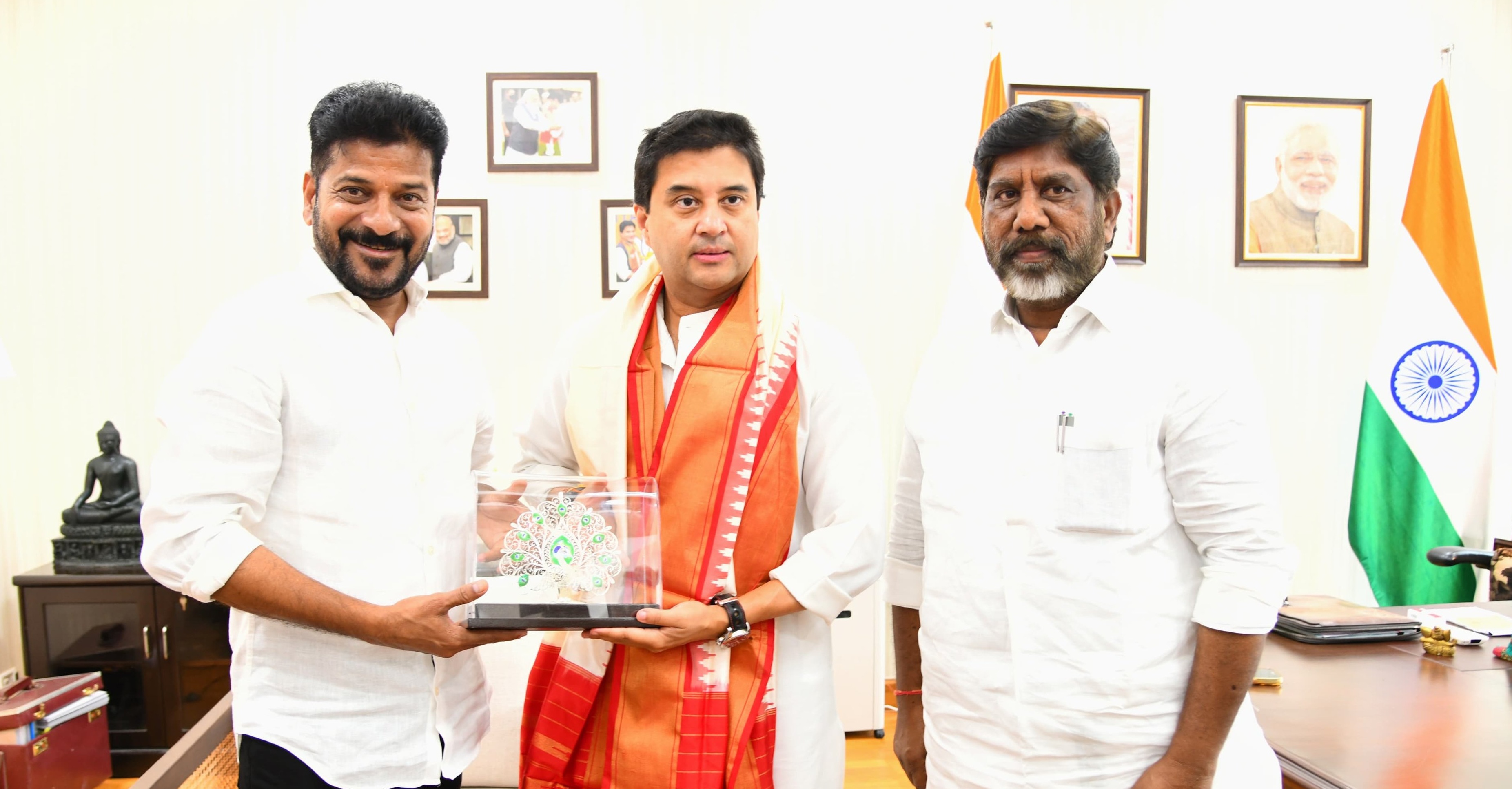 Revanth Reddy Urges GOI to Approve 1779 Crore for T Fiber Project