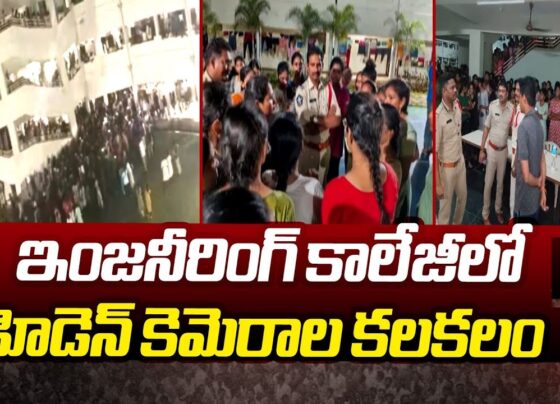 The students of an engineering college in Gudlavalleru, Krishna district, were thrust into turmoil when secret cameras were discovered in the college's washrooms. The unsettling discovery was made in the girls' hostel, triggering a wave of panic and protest among the students. Students Discover Hidden Cameras in Girls' Hostel The incident came to light late Thursday night when students noticed suspicious devices in the washrooms of their hostel. The discovery led to immediate outrage, with students accusing the administration of negligence and demanding swift action. The situation escalated quickly, with a tense atmosphere prevailing on campus as the students protested until the early hours of the morning. Hostel in Turmoil as Students Demand Justice The students, particularly those from the girls' hostel, were in a state of shock and disbelief. By 3:30 AM, the campus had turned into a scene of high drama, with students staging protests and raising slogans demanding justice. Some students alleged that a fellow B.Tech student was involved in the placement of these cameras, which only added fuel to the fire. Police Intervene, Arrest One Student The police were promptly informed and arrived at the college to take control of the situation. They managed to pacify the agitated students and began their investigation. A final-year student, identified as Vijay, was taken into custody for questioning. His laptop and cell phone were seized by the authorities as part of the investigation. There are also allegations that another student may have assisted Vijay in setting up the cameras, raising concerns about a possible larger conspiracy. Social Media Outcry and the Demand for Accountability The incident quickly gained traction on social media, with students posting about the hidden cameras on platforms like 'X'. These posts went viral, leading to widespread outrage not just within the college but also across the state. Students accused the college administration of turning a blind eye to their safety, claiming that the issue had been known for a week but was not addressed. Dark Web Allegations and Student Concerns As the investigation unfolded, rumors began circulating on social media about the extent of the violation. It is alleged that around 300 videos of female students were recorded and sold on dark web platforms. These shocking claims have only heightened the demand for severe action against those responsible. Authorities Remain Silent as Students Demand Action Despite the gravity of the situation, there has been no official response from the Andhra Pradesh government or the Ministry of Human Resource Development. Students and parents are growing increasingly frustrated with the lack of support from the district administration and are calling for immediate intervention to ensure justice is served. Conclusion: The Urgent Need for Safety in Educational Institutions This incident serves as a stark reminder of the urgent need for stringent safety measures in educational institutions. The trust and safety of students, especially in environments meant to foster learning and growth, must be a top priority. As the investigation continues, students and their families remain hopeful that justice will be served and that such incidents will not be allowed to happen again.