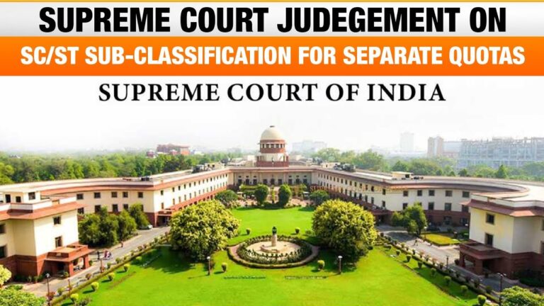 In a landmark decision promoting social equality, a seven-judge bench of the Supreme Court has ruled by a 6-1 majority that sub-classification within Scheduled Castes (SC) is permissible to provide separate quotas for more disadvantaged groups within the SC categories. Court's Clarification on Sub-Classification of Scheduled Castes The Supreme Court clarified that while sub-classification is allowed, the State cannot allocate 100% reservation to a sub-class. The State must justify sub-classification based on empirical data demonstrating inadequate representation of the sub-class. Chief Justice of India (CJI) DY Chandrachud highlighted that the majority opinion, which includes six judgments, has overruled the 2004 EV Chinniah judgment that prohibited sub-classification. Justice Bela Trivedi dissented from the majority view. Addressing the Key Aspects: Sub-Classification and the EV Chinniah Judgment The seven-judge bench, including CJI DY Chandrachud and Justices BR Gavai, Vikram Nath, Bela M Trivedi, Pankaj Mithal, Manoj Misra, and Satish Chandra Sharma, deliberated on two main issues: (1) the permissibility of sub-classification within reserved castes, and (2) the validity of the 2004 EV Chinniah judgment that stated SCs, as identified under Article 341, form a single homogeneous group that cannot be further sub-categorized. The judgment was reserved on February 8, after three days of hearings. Sub-Classification Does Not Violate Articles 14 and 341: CJI's Perspective CJI DY Chandrachud, in his judgment, cited historical evidence indicating that Scheduled Castes are not a homogeneous group. He stated that sub-classification does not violate the equality principle enshrined in Article 14 of the Constitution or Article 341(2). Articles 15 and 16 do not prevent the State from sub-classifying a caste. However, sub-classification must be justified by quantifiable and demonstrable data showing inadequate representation. State actions cannot be based on whims or political expediency and are subject to judicial review. Preferential Treatment for More Backward Classes Justice BR Gavai, in his concurring judgment, emphasized the State's duty to give preferential treatment to the more backward communities within the SC category. He noted that only a few individuals within the SC/ST categories benefit from reservations, and ground realities reveal that some sub-groups within SC/STs have faced greater oppression over centuries. Justice Gavai pointed out that the EV Chinniah judgment erred in assuming that Article 341 is the basis of reservation, whereas it only deals with identifying castes for reservation purposes. The primary reason for sub-classification is to address the additional discrimination faced by certain groups within the larger category. Applying the Creamy Layer Concept to SC/STs Justice Gavai suggested that the State must develop a policy to identify and exclude the creamy layer within the SC/ST categories from affirmative action, as this is essential for achieving true equality. Justice Vikram Nath concurred, advocating that the creamy layer principle, applied to Other Backward Classes (OBCs), should also be extended to SCs. Dissenting Opinion: Justice Trivedi In her dissent, Justice Bela Trivedi argued that the Presidential list of Scheduled Castes, as notified under Article 341, cannot be altered by States. She maintained that only Parliament can include or exclude castes from the Presidential list. Sub-classification, according to her, would amount to tampering with the Presidential list and could introduce political factors into the SC-ST list. She emphasized that preferential treatment for a sub-class would deprive other classes within the same category of benefits. The Reference to the Seven-Judge Bench The issue was referred to a seven-judge bench by a five-judge bench in 2020 in the case State of Punjab v. Davinder Singh. The five-judge bench observed that the EV Chinniah judgment, which ruled sub-classification impermissible, needed reconsideration. The reference arose from a case challenging Section 4(5) of the Punjab Scheduled Caste and Backward Classes (Reservation in Services) Act, 2006, which reserved 50% of vacancies within the SC quota for Balmikis and Mazhabi Sikhs. Reassessing the EV Chinniah Judgment In EV Chinniah, the bench held that all castes listed under Article 341(1) formed a homogeneous group that could not be subdivided further. The judgment also stated that any legislation involving State Public Services or Education, listed in the Seventh Schedule of the Constitution, would violate Article 14. Petitioners' Arguments for Sub-Classification The petitioners contended that EV Chinniah misinterpreted Indra Sawhney's observations, which did not explicitly exclude SCs from sub-classification. They argued that sub-classification ensures diverse and efficient governance by incorporating adequate representations. The petitioners highlighted the heterogeneity within Scheduled Castes and the need for sub-classification to address varied degrees of discrimination and occupational differences. Respondents' Opposition to Sub-Classification The respondents argued that Article 341 aims to identify common discrimination and backwardness among diverse groups within SCs. They maintained that sub-classification is within Parliament's authority, not the States, as per Article 341(2). The respondents stressed that sub-classification could undermine the unified implementation of benefits and reverse the purpose of reservations. Conclusion: Supreme Court's Landmark Decision The Supreme Court's ruling allowing sub-classification within Scheduled Castes marks a significant step towards addressing historical injustices and promoting social equality. The judgment emphasizes the need for empirical data to justify sub-classification and ensures judicial oversight to prevent arbitrary state actions. This decision opens the door for more nuanced and effective affirmative action policies tailored to the varying needs of different sub-groups within the Scheduled Castes.