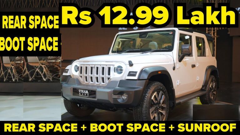 Mahindra Thar Roxx 5-Door Launches in India: Price, Specs, and Features Mahindra has officially unveiled the much-anticipated Thar Roxx, a five-door version of its legendary off-road SUV, in India. The new model, designed for those seeking a blend of rugged performance and everyday practicality, starts at an attractive price of Rs 12.99 lakh for the petrol variant and Rs 13.99 lakh for the diesel version (ex-showroom) in the 4x2 MX variant. Power-Packed Engine Choices The Thar Roxx is equipped with two powerful engine options that cater to different driving preferences: 2.0-Litre mStallion Turbo-Petrol: This engine delivers a robust 160 bhp and 330 Nm of torque, ensuring thrilling performance on both highways and off-road trails. 2.2-Litre mHawk Diesel: Known for its efficiency and power, this engine generates 150 bhp and 330 Nm of torque, making it ideal for long drives and challenging terrains. Both engines come paired with either a six-speed manual or a six-speed automatic transmission, allowing drivers to choose the gearbox that best suits their driving style. Iconic Design with Modern Touches The Mahindra Thar Roxx retains the iconic boxy silhouette of the original Thar but introduces several modern design updates that enhance its appeal: New Grille Design: The front of the Thar Roxx features a revamped grille that adds a touch of aggression to its rugged look. C-Shaped LED DRLs: The C-shaped LED daytime running lights not only improve visibility but also give the SUV a distinctive look. Projector Headlamps: The projector headlamps provide better illumination, ensuring safe driving in low-light conditions. Circular Fog Lights: These add to the vehicle's functionality by improving visibility during foggy conditions. Dual-Tone Alloy Wheels: The stylish alloy wheels enhance the Thar Roxx's road presence and add a premium touch to its overall design. Rear-Door-Mounted Handles: A practical addition that makes it easier to access the rear seats. Rectangular LED Taillights: These modern taillights enhance the rear aesthetics while ensuring better visibility to other drivers. Tailgate-Mounted Spare Wheel: A nod to the classic SUV design, the spare wheel is mounted on the tailgate, maintaining the Thar’s rugged appeal. Luxurious Interior with Advanced Features The interior of the Thar Roxx has been significantly upgraded to offer a more comfortable and feature-rich experience: 10.25-Inch Touchscreen Infotainment System: The large touchscreen supports wireless Apple CarPlay and Android Auto, making it easy to connect your smartphone for navigation, music, and more. Fully Digital Color Instrument Cluster: The modern instrument cluster provides all the essential information at a glance, enhancing the driving experience. Ventilated Front Seats: A premium feature that ensures comfort, especially during long drives in hot weather. Panoramic Sunroof: The expansive sunroof adds a sense of openness to the cabin, allowing passengers to enjoy the scenery on the go. Automatic Climate Control: This feature maintains the cabin at the desired temperature, ensuring comfort regardless of the weather outside. Rear AC Vents: Passengers in the back seat can also enjoy a cool and comfortable environment, thanks to the rear AC vents. Dual-Tone Upholstery: The dual-tone upholstery adds a touch of luxury to the cabin, making it a pleasant place to be in. Competing in a Crowded SUV Market Traditionally known as an off-road vehicle, the five-door Thar Roxx is now positioned to compete with a variety of SUVs in the Indian market. Its combination of ruggedness and practicality makes it a strong contender against other SUVs that offer similar features and capabilities. Conclusion The Mahindra Thar Roxx is a significant addition to Mahindra’s lineup, offering both off-road enthusiasts and urban drivers a vehicle that blends rugged capability with everyday usability. With its competitive pricing, powerful engine options, modern design, and feature-packed interior, the Thar Roxx is poised to become a popular choice in the Indian SUV market. Whether you're navigating city streets or exploring off-the-beaten-path trails, the Thar Roxx promises to deliver an exhilarating driving experience.