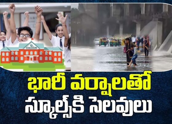 The Hyderabad District has declared a holiday for all primary and secondary schools on September 2, 2024 (Monday). This decision follows a forecast of heavy rains and the issuance of a red alert across the district. The closure applies to all schools, including those under government, aided, and private management. This measure is a precautionary step to safeguard students amid the anticipated severe weather conditions. Authorities are advising parents and guardians to heed weather warnings and prioritize the safety of their children during this period. School Closures Across Andhra Pradesh and Telangana Due to Torrential Rains The relentless rainfall across Andhra Pradesh and Telangana has prompted officials to declare school holidays in various districts. An intense low-pressure system in the Bay of Bengal is driving the heavy to extremely heavy rainfall in these regions. Widespread School Closures In North Andhra Pradesh, continuous rainfall has severely impacted daily life. The meteorological department has issued warnings, urging fishermen to avoid venturing into the sea due to hazardous conditions. In Visakhapatnam, all government and private schools have been closed due to the persistent heavy rains. The education department has announced school holidays in Visakhapatnam, NTR, and Anakapalli districts, while some colleges in Andhra Pradesh have also suspended classes. Weather Forecast and Anticipated School Closures The low-pressure system is expected to intensify into a depression over the next 24 hours, leading to continued heavy rainfall in North Andhra and coastal districts. In Vijayawada, the situation is particularly dire, with torrential rains causing widespread flooding and waterlogged roads. In response, the Visakhapatnam district education department has extended school holidays, with District Collector Harendhir Prasad issuing orders for the closures. Similarly, in the NTR district, extensive rainfall has led to waterlogged roads in Vijayawada, prompting Collector Srujana to declare holidays for all schools in the area. The Krishna River basin is on high alert, with 70 gates of the Prakasam Barrage opened to release 332,374 cubic meters of water. Meanwhile, Prakasam district has been experiencing heavy rains since Friday night. Impact of School Holidays in Affected Districts In addition to Visakhapatnam and NTR districts, schools in Guntur, Kakinada, Krishna, Alluri, and West Godavari districts have been granted two-day holidays due to the severe weather. District collectors in these regions have made announcements to ensure the safety of students and staff. In Telangana, the heavy rainfall across various districts is also likely to lead to school closures. Parents are urging officials to declare holidays, and students are already taking advantage of the extended breaks. Upcoming School Holidays for 2024 Looking ahead, several holidays are scheduled for the 2024-25 academic year, including: August 26, 2024 (Monday): Sri Krishna Ashtami September 7, 2024 (Saturday): Ganesh Chaturthi September 16, 2024 (Monday): Eid Milad-un-Nabi October 2, 2024 (Wednesday): Gandhi Jayanti October 11, 2024 (Friday): Durga Ashtami October 31, 2024 (Thursday): Diwali December 25, 2024 (Wednesday): Christmas Major Holidays for the 2024-25 Academic Year Dasara: October 4 to 13 Christian Minority Institutions: Dasara holidays from October 11 to 13 Diwali: October 31 These upcoming holidays will provide students and staff ample time to rest and celebrate important festivals throughout the academic year.