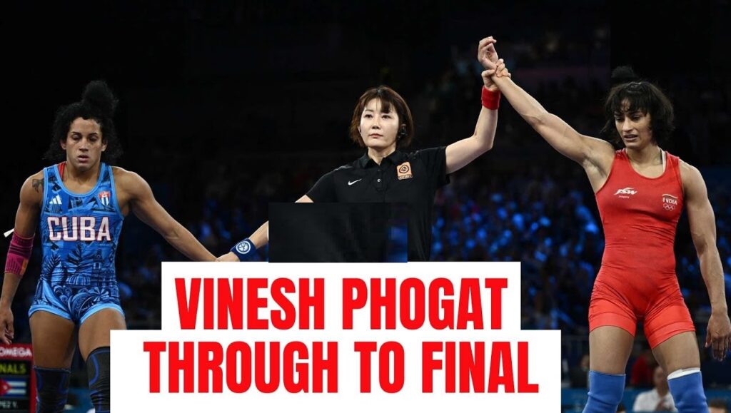 Vinesh Phogat: A Historic Medal for India at the Paris Olympics Indian wrestler Vinesh Phogat has made history at the Paris Olympics, securing India's fourth medal in the Games. Competing in the 50kg freestyle category, Phogat's exceptional performance has brought her to the finals, ensuring a medal for her country. Vinesh Phogat's Road to the Finals Phogat's journey to the finals has been nothing short of remarkable. She clinched a stunning 5-0 victory over Cuba's Yusneylis Guzman in the semifinals, a bout that showcased her dominance and skill. This victory makes Vinesh Phogat the first Indian woman to reach the final in Olympic wrestling history. Overcoming Challenges Phogat's path to the finals wasn't easy. In the round of 16, she faced and defeated reigning Olympic and four-time world champion Yui Susaki. Susaki, who had never lost an international bout before, was stunned by Phogat's tactical prowess. Despite trailing 0-2, Phogat managed to secure a 3-2 win with a late attack. In the quarterfinals, Phogat faced Ukraine's Oksana Livach, a former European champion. The match was intense, but Phogat emerged victorious with a 7-5 score, demonstrating her resilience and strategic acumen. The Semifinal Triumph In the semifinals, Phogat's opponent, Yusneylis Guzman, conceded a point due to passivity, giving Phogat a 1-0 lead at the end of the first period. Phogat then launched a powerful offensive in the second period, extending her lead to 5-0 and maintaining it until the end of the bout. This win not only secured her place in the finals but also guaranteed India a medal in wrestling at the Paris Olympics. Facing Sarah Hildebrandt in the Finals Vinesh Phogat will now compete against USA's Sarah Hildebrandt in the final for the gold medal. Hildebrandt advanced to the final after defeating Mongolia's Dolgorjavyn Otgonjargal in the other semifinal match. This final match is set to be a historic event for Indian wrestling. Overcoming Adversity Phogat's journey to the Paris Olympics was filled with challenges. She faced significant obstacles, including protests against the then WFI chief Brij Bhushan Sharan Singh and a knee injury that kept her out of the 2023 Asian Games. Additionally, she had to switch weight categories from 53kg to 50kg, a move that added to her challenges. Despite these hurdles, Phogat's determination and hard work have brought her to the brink of making history. A Historic Opportunity If Vinesh Phogat wins the final, she will become the first Indian wrestler to secure a gold medal at the Olympics. Her journey is a testament to her perseverance and dedication, and her success is poised to inspire a new generation of athletes in India. Conclusion Vinesh Phogat's journey at the Paris Olympics is a story of resilience, skill, and determination. Her historic achievements have already made her a legend in Indian wrestling, and she stands on the cusp of further greatness. As she prepares for the final match against Sarah Hildebrandt, the entire nation watches in anticipation, hopeful for a historic gold medal.
