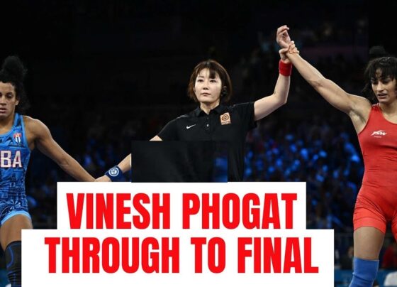 Vinesh Phogat: A Historic Medal for India at the Paris Olympics Indian wrestler Vinesh Phogat has made history at the Paris Olympics, securing India's fourth medal in the Games. Competing in the 50kg freestyle category, Phogat's exceptional performance has brought her to the finals, ensuring a medal for her country. Vinesh Phogat's Road to the Finals Phogat's journey to the finals has been nothing short of remarkable. She clinched a stunning 5-0 victory over Cuba's Yusneylis Guzman in the semifinals, a bout that showcased her dominance and skill. This victory makes Vinesh Phogat the first Indian woman to reach the final in Olympic wrestling history. Overcoming Challenges Phogat's path to the finals wasn't easy. In the round of 16, she faced and defeated reigning Olympic and four-time world champion Yui Susaki. Susaki, who had never lost an international bout before, was stunned by Phogat's tactical prowess. Despite trailing 0-2, Phogat managed to secure a 3-2 win with a late attack. In the quarterfinals, Phogat faced Ukraine's Oksana Livach, a former European champion. The match was intense, but Phogat emerged victorious with a 7-5 score, demonstrating her resilience and strategic acumen. The Semifinal Triumph In the semifinals, Phogat's opponent, Yusneylis Guzman, conceded a point due to passivity, giving Phogat a 1-0 lead at the end of the first period. Phogat then launched a powerful offensive in the second period, extending her lead to 5-0 and maintaining it until the end of the bout. This win not only secured her place in the finals but also guaranteed India a medal in wrestling at the Paris Olympics. Facing Sarah Hildebrandt in the Finals Vinesh Phogat will now compete against USA's Sarah Hildebrandt in the final for the gold medal. Hildebrandt advanced to the final after defeating Mongolia's Dolgorjavyn Otgonjargal in the other semifinal match. This final match is set to be a historic event for Indian wrestling. Overcoming Adversity Phogat's journey to the Paris Olympics was filled with challenges. She faced significant obstacles, including protests against the then WFI chief Brij Bhushan Sharan Singh and a knee injury that kept her out of the 2023 Asian Games. Additionally, she had to switch weight categories from 53kg to 50kg, a move that added to her challenges. Despite these hurdles, Phogat's determination and hard work have brought her to the brink of making history. A Historic Opportunity If Vinesh Phogat wins the final, she will become the first Indian wrestler to secure a gold medal at the Olympics. Her journey is a testament to her perseverance and dedication, and her success is poised to inspire a new generation of athletes in India. Conclusion Vinesh Phogat's journey at the Paris Olympics is a story of resilience, skill, and determination. Her historic achievements have already made her a legend in Indian wrestling, and she stands on the cusp of further greatness. As she prepares for the final match against Sarah Hildebrandt, the entire nation watches in anticipation, hopeful for a historic gold medal.