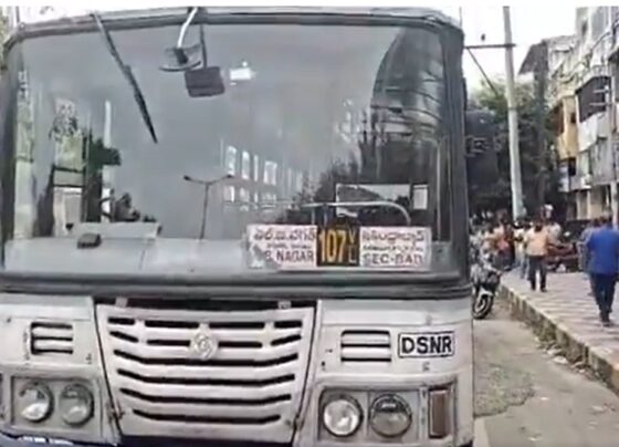 In a shocking and unusual incident, chaos erupted in Vidya Nagar, Nallakunta, when a woman, reportedly intoxicated, took extreme measures to stop an RTC bus. The strange sequence of events began when the woman, under the influence of alcohol, attempted to halt the bus as it passed through the bustling area. After the driver ignored her demand to stop, her frustration escalated. In a fit of rage, she struck the bus with a beer bottle, shattering its rearview mirror. The startled driver brought the bus to an abrupt halt and got off to confront the woman, hoping to detain her until authorities arrived. However, the situation took a terrifying turn when the furious woman retaliated by throwing a live snake at the driver. Overcome with fear, the driver quickly retreated, abandoning the bus in the middle of the road. The unusual weapon of choice left onlookers stunned and the area in disarray. Following this bizarre confrontation, the Nallakunta Police were promptly alerted by the distressed RTC driver. Officers swiftly arrived at the scene and arrested the woman, bringing an end to the chaotic episode. The source of the snake remains a mystery, adding another layer of intrigue to this already bewildering event. This incident raises serious questions about public safety and the unpredictable nature of human behavior under the influence of alcohol. As the investigation continues, authorities are likely to delve into how the woman came into possession of the snake and the potential risks posed to both the bus driver and the passengers during the ordeal.