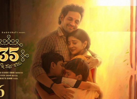 "35-Chinna Katha Kaadu" is a feel-good family drama that intricately blends emotional depth with the challenges of the modern education system. Directed by Nanda Kishore Emani, this film features standout performances from a stellar cast, with Nivetha Thomas leading the pack. Let’s dive deep into this film’s plot, performances, and overall appeal. Plot Summary: A Story Rooted in Family and Education The film revolves around a middle-class Brahmin family residing in Tirupati. The protagonist, Prasad (played by Vishwadev Rachakonda), works as a bus conductor and lives a modest life with his wife Saraswati (portrayed by Nivetha Thomas) and their two sons, Arun and Varun. Saraswati, after facing academic setbacks in her youth, devotes her life to her family, putting aside her personal aspirations. The crux of the story is Arun, the elder son, who consistently fails in mathematics and earns the nickname "zero" for his abysmal scores. His perplexing curiosity and relentless questions frustrate everyone, especially when he asks, “Why does one side of zero have a positive value and the other side negative when zero itself represents nothing?” His complete disregard for academics, especially mathematics, causes concern for his parents. In a desperate bid to secure Arun’s future, Prasad decides to send him to a Vedic school, run by the Tirumala Tirupati Devasthanam, which leads to some unrest in the household. The movie takes a turn when Saraswati, driven by a mother’s love, accepts a challenge posed by Chanakya (played by Priyadarshi), Arun’s teacher. She promises to get her son to score at least 35 marks in mathematics, setting the stage for a heartwarming story about perseverance, education, and familial bonds. Themes and Analysis: A Reflection on Parenting and Education 35-Chinna Katha Kaadu delves into a wide range of themes, with a key focus on the education system and its impact on children. Director Nanda Kishore Emani takes a simple yet profound approach, urging parents and teachers to nurture curiosity rather than dismissing children’s inquisitive minds. The movie subtly criticizes the rigid academic structure that often stifles creativity and independent thinking, a message that resonates strongly with modern audiences. Saraswati’s journey from a passive mother to a determined figure is both inspiring and emotional. Her unwavering belief in her son’s potential forms the backbone of the narrative. The film beautifully illustrates how, with proper guidance and support, children can overcome their struggles and grow into successful individuals. Performances: Stellar Cast Elevates the Film The heart of this film lies in its performances, particularly that of Nivetha Thomas. She delivers one of her career-best performances, embodying the role of a mother with grace and authenticity. Her ability to express deep emotions while maintaining a natural portrayal of a middle-class woman is remarkable. Nivetha’s mastery of the Tirupati accent adds further depth to her character, making her performance even more believable and engaging. The young actor Arun Dev, who plays the role of the troubled son, also shines in his portrayal. His innocent facial expressions and confusion mirror the performance of Darsheel Safary in the film "Taare Zameen Par," reminding viewers of the innocence of childhood. Vishwadev Rachakonda as Prasad brings sincerity to his role as a concerned father, and Priyadarshi as Chanakya, the teacher, adds a subtle layer of humor and wisdom to the film. Supporting actors like veteran director K. Bhagyaraja as the school principal, Krishna Tej as Nivetha’s brother, and Gautami in a pivotal role further enhance the film’s appeal. Each character, no matter how minor, contributes meaningfully to the story’s progression. Direction and Technical Aspects: A Simplistic Yet Effective Approach Nanda Kishore Emani, the writer and director, deserves commendation for his simplistic approach to storytelling. While the plot might seem basic at first glance, the way he infuses emotional moments and delivers key messages about education and family dynamics is praiseworthy. His ability to extract strong performances from his cast further emphasizes his potential as a director. Vivek Sagar’s music seamlessly blends with the narrative, enhancing the emotional undertones of the film. The background score complements the movie’s pacing, especially during its more heartfelt moments. The cinematography by Niketh Bommi is also notable, capturing the serene yet modest setting of Tirupati. The visuals are clean and minimalistic, allowing the performances and story to take center stage without unnecessary distractions. Production design by Latha Naidu successfully brings to life the small-town setting, ensuring that every frame feels grounded in reality. The editing, handled by T C Prasanna, is smooth, though the film’s pace in the second half might feel slightly sluggish. However, this deliberate pacing allows the emotional core of the story to resonate deeply with the audience. The Pros and Cons: Strengths and Weaknesses Strengths: Nivetha Thomas’s performance is undoubtedly the film’s highlight, making it a must-watch for her fans and lovers of strong female characters. The emotional core of the story, focusing on the mother-son relationship, strikes a chord with audiences of all ages. The direction and storytelling approach emphasize simplicity, which works in favor of the film’s overall tone. Strong performances by the supporting cast help elevate the film’s emotional depth. Weaknesses: The film’s sluggish pace in the second half might deter some viewers, particularly those looking for a faster narrative. Some moments, though emotionally impactful, feel predictable, with a familiar formula seen in other family dramas. Final Verdict: A Heartwarming Tale Worth Watching 35-Chinna Katha Kaadu is an endearing film that skillfully blends the complexities of modern parenting with the timeless values of perseverance, education, and familial love. Nivetha Thomas’s stellar performance and the heartwarming portrayal of a mother’s fight for her son’s future are bound to leave a lasting impression on viewers. Despite its slow pace, the film's emotional depth and relatable themes make it a worthwhile watch for families. Rating: 3.5/5 If you’re looking for a touching family drama that emphasizes the importance of education and a mother’s love, 35-Chinna Katha Kaadu should be on your watchlist this week.