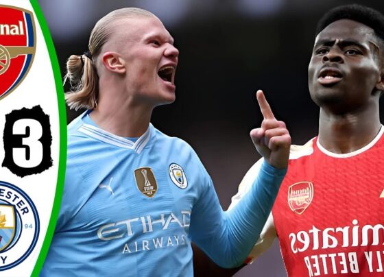 In a dramatic clash that saw Arsenal face off against Manchester City, football fans were treated to an exhilarating match filled with skill, grit, and a nail-biting finish. This 2024 encounter ended in a 3-3 draw, showcasing the talents of both teams and delivering an intense showdown between two Premier League giants. Here’s a detailed recap of the match highlights, key moments, and pivotal performances that defined the contest. Arsenal Takes the Initiative Arsenal kicked off the match in their traditional red and white kit, with the Gunners determined to take the fight to City. Referee Stuart Attwell, last seen officiating Manchester City's FA Cup semi-final win over Sheffield United, was in charge of this high-stakes encounter. The Gunners showed their intent early on, with Saka making dangerous advances down the right wing. His pace and movement posed a consistent threat to Manchester City's defense, especially in the early moments of the game. However, despite their efforts, Arsenal found it difficult to break through City's disciplined backline. Manchester City Strikes First Manchester City, ever the composed side, took advantage of their opportunities and struck first blood. Bernardo Silva and Erling Haaland combined brilliantly, causing chaos in Arsenal’s defense. Silva's pass to Haaland allowed the Norwegian striker to show off his lethal touch, though Ramsdale in Arsenal's goal was alert to the danger. City continued to press forward, and their efforts paid off with a corner that saw them claim the first goal. John Stones' header from a well-delivered ball into the box gave City an early lead, as the defenders struggled to contain the towering center-back. Arsenal Responds with Grit Despite City's early goal, Arsenal refused to back down. The Gunners rallied, with Kai Havertz and Martinelli leading the charge. A key moment came when Ben White cut inside and found Havertz, whose shot forced an incredible save from the City keeper. Though it wasn’t enough to get on the scoreboard just yet, it signaled Arsenal's growing confidence and determination. As the game progressed, the Gunners gained more ground, launching several waves of attack. A brilliant sequence saw Havertz again go close to scoring, but City’s defense remained resolute, blocking key shots and stifling Arsenal’s attacking play. Intensity Builds: Both Teams Trade Blows Both teams kept the intensity high as the match wore on. Manchester City’s midfield, orchestrated by Kevin De Bruyne, delivered a masterclass in ball control and attacking distribution. City’s offensive prowess was on full display as they nearly doubled their lead through Julian Alvarez. Alvarez's effort, however, was thwarted by a sharp save from Ramsdale, keeping Arsenal in the contest. On the other side, Arsenal looked increasingly dangerous with their counterattacks. Saka, always a thorn in City’s side, found himself in space on multiple occasions, but his final delivery was either blocked or lacked the precision needed to break City’s defense. Dramatic Equalizer for Arsenal With just minutes remaining in the game, Arsenal managed to find a lifeline. Under immense pressure, City’s defense faltered, allowing a crucial cross from Arsenal to deflect off a City player, sending the ball past their goalkeeper for an equalizer. The deflection added an element of cruel luck to City’s misfortune, but Arsenal fans erupted with joy. This dramatic turn of events came at a critical time, ensuring that the Gunners would avoid defeat in this tightly contested battle. City’s lead was wiped out, setting the stage for a heart-stopping finale. Nail-Biting Finish Leads to Penalties As the match ticked into the 101st minute, both sides continued to battle for supremacy. Manchester City’s Kyle Walker and De Bruyne made valiant efforts to regain the lead, while Arsenal's defenders worked tirelessly to maintain their position. The tension inside the stadium was palpable as both teams sought a late winner. However, with no more goals scored during regular or extra time, the game headed for a penalty shootout—a fitting conclusion to such an evenly matched contest. Both teams held their nerve during the penalties, but Arsenal ultimately came out victorious, edging City to claim the Community Shield in dramatic fashion. Conclusion: A Memorable Showdown The Arsenal vs Manchester City 3-3 draw was a thrilling spectacle that had everything a football fan could wish for—goals, drama, and moments of sheer brilliance. Both teams displayed resilience and skill throughout, making this match a must-watch for Premier League fans. This result sets the stage for what promises to be another exciting season of English football, as Arsenal and Manchester City continue their rivalry at the top of the table. With performances like these, both clubs have demonstrated they have what it takes to compete at the highest level, leaving fans eagerly awaiting their next encounter.