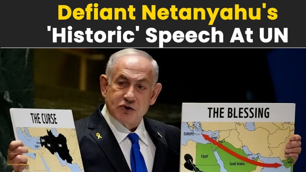 Israeli Prime Minister Benjamin Netanyahu recently delivered a powerful speech at the United Nations, rejecting calls for a ceasefire and presenting two starkly contrasting maps—one showing a future of peace, the other a future of terror. His address highlighted Israel's ongoing conflict with Hamas and Iran, positioning Israel’s actions as vital for not only its survival but the stability of the Middle East and beyond. Israel’s Fight for Survival In his speech, Netanyahu opened by explaining why he had come to speak at the UN. He stated that although his country is embroiled in war, he felt compelled to respond to the "lies and slanders" against Israel. He emphasized that Israel, despite its longing for peace, is forced to defend itself against enemies seeking its destruction. These enemies, particularly Hamas, aim to annihilate not only Israel but also to plunge the world into "a Dark Age of tyranny and terror." Netanyahu also referenced his speech from the previous year, comparing the current situation to the choice Moses gave to the people of Israel thousands of years ago: blessing or curse. He suggested that today, the choice remains the same—between the blessing of peace and the curse of violence and war, intensified by the Iranian-backed Hamas attack on October 7th, which he described as one of unimaginable atrocities. The October 7th Attack: A Turning Point Netanyahu recounted the details of the brutal October 7th attack by Hamas, which marked a significant escalation in the conflict. Thousands of Hamas terrorists from Gaza launched a coordinated assault on Israel, killing over 1,200 people and committing horrific acts, including the murder and abduction of civilians. He drew parallels between the atrocities committed by Hamas and the Nazi Holocaust, evoking a sense of global historical responsibility. The Prime Minister reminded the assembly that Israel had successfully freed 154 hostages, but vowed that the fight would not end until all hostages were released. This battle, Netanyahu insisted, is not merely about Israel’s security, but about defending the broader principles of civilization from barbarism. Iran’s Influence and the "Arc of Terror" A key theme in Netanyahu's speech was Iran's role in perpetuating violence and instability across the Middle East. He claimed that Iran is responsible for orchestrating attacks not only through Hamas but also through Hezbollah in Lebanon, the Houthis in Yemen, and other militant groups across the region. According to Netanyahu, since October 8th, Israel has been forced to defend itself on multiple fronts as a direct result of Iranian aggression. In a clear warning to the Iranian regime, Netanyahu declared, "If you strike us, we will strike you." He emphasized that Israel possesses the capability to retaliate against Iran wherever necessary and that Israel's response would not be limited by geography. This bold declaration illustrated Netanyahu's commitment to taking proactive measures to safeguard Israel’s security. The Two Maps: Blessing vs. Curse Central to Netanyahu’s address were two maps. The first depicted Israel’s vision of a peaceful future, with the country forming a land bridge that connects Asia and Europe. Netanyahu described this vision as a “blessing” that would bring economic prosperity to billions of people across the globe through new infrastructure, including rail lines, energy pipelines, and fiber optic cables. In contrast, the second map showed an “arc of terror” dominated by Iran. According to Netanyahu, this map represents the devastating influence of Iran, which has blocked trade routes, destroyed nations, and inflicted misery upon millions. He warned that if unchecked, Iran's aggression could destabilize not just the Middle East, but the entire world. The Need for Global Action Against Iran Netanyahu urged the international community to end its “appeasement” of Iran, calling on responsible governments to join Israel in halting Iran’s nuclear ambitions. He argued that for too long, the world has turned a blind eye to both Iran’s internal repression and external aggression. Specifically, he called for the reinstatement of UN sanctions against Iran, asserting that the global community must do everything in its power to prevent Iran from acquiring nuclear weapons. Netanyahu reminded the audience that Israel had successfully delayed Iran's nuclear program for a decade but warned that the threat has not been eliminated. The Battle Against Hamas: No Ceasefire Without Victory Netanyahu was resolute in his rejection of any role for Hamas in a post-war Gaza. He likened allowing Hamas to remain in power to allowing the Nazis to rebuild Germany after World War II. Netanyahu insisted that Israel would not stop until Hamas was completely dismantled, emphasizing that this is the only way to ensure that the current conflict is the last of its kind. He further criticized Hamas for exploiting its own people, stealing humanitarian aid, and using civilians as human shields. Netanyahu portrayed Hamas as not only a threat to Israel but also a brutal oppressor of the Palestinian people. He argued that the people of Gaza deserve a future free from Hamas’ tyranny, one in which they can coexist peacefully with their neighbors. The Hezbollah Threat Netanyahu also addressed the threat posed by Hezbollah, describing it as the world’s foremost terrorist organization. He highlighted Hezbollah’s unprovoked attacks on Israel following the October 7th massacre and pointed out the group’s long history of violence, including attacks on citizens from countries represented at the UN assembly. He urged the people of Lebanon to distance themselves from Hezbollah, warning that the terrorist organization had placed their country in a “death trap.” While Israel is not at war with Lebanon, Netanyahu emphasized, it will not hesitate to defend itself against Hezbollah's aggression. A Vision for Peace: The Abraham Accords and Saudi Arabia In the latter part of his speech, Netanyahu shifted from war to peace, highlighting the successes of the Abraham Accords, which normalized relations between Israel and several Arab nations. He expressed hope for a future peace agreement with Saudi Arabia, envisioning a partnership that would transform the region and bring security and economic prosperity. Netanyahu described this potential agreement as “a historic reconciliation between the Arab world and Israel, between Islam and Judaism, between Mecca and Jerusalem.” He framed the ongoing battle against Iran and its proxies as a critical step in securing this future peace. Conclusion: A Defining Moment Netanyahu concluded his speech by reiterating that Israel has chosen the path of peace and prosperity, while Iran and its allies have chosen the path of terror. He called on the world to support Israel in its fight against Iranian aggression and to help secure a peaceful, stable future for the Middle East. In Netanyahu's vision, the choice is clear: the world must either embrace the "blessing" of peace or face the "curse" of terror. For Israel, the fight is far from over, but its commitment to victory and peace remains unwavering.