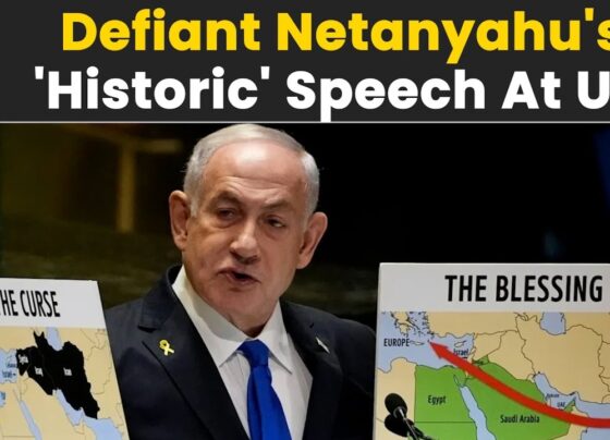 Israeli Prime Minister Benjamin Netanyahu recently delivered a powerful speech at the United Nations, rejecting calls for a ceasefire and presenting two starkly contrasting maps—one showing a future of peace, the other a future of terror. His address highlighted Israel's ongoing conflict with Hamas and Iran, positioning Israel’s actions as vital for not only its survival but the stability of the Middle East and beyond. Israel’s Fight for Survival In his speech, Netanyahu opened by explaining why he had come to speak at the UN. He stated that although his country is embroiled in war, he felt compelled to respond to the "lies and slanders" against Israel. He emphasized that Israel, despite its longing for peace, is forced to defend itself against enemies seeking its destruction. These enemies, particularly Hamas, aim to annihilate not only Israel but also to plunge the world into "a Dark Age of tyranny and terror." Netanyahu also referenced his speech from the previous year, comparing the current situation to the choice Moses gave to the people of Israel thousands of years ago: blessing or curse. He suggested that today, the choice remains the same—between the blessing of peace and the curse of violence and war, intensified by the Iranian-backed Hamas attack on October 7th, which he described as one of unimaginable atrocities. The October 7th Attack: A Turning Point Netanyahu recounted the details of the brutal October 7th attack by Hamas, which marked a significant escalation in the conflict. Thousands of Hamas terrorists from Gaza launched a coordinated assault on Israel, killing over 1,200 people and committing horrific acts, including the murder and abduction of civilians. He drew parallels between the atrocities committed by Hamas and the Nazi Holocaust, evoking a sense of global historical responsibility. The Prime Minister reminded the assembly that Israel had successfully freed 154 hostages, but vowed that the fight would not end until all hostages were released. This battle, Netanyahu insisted, is not merely about Israel’s security, but about defending the broader principles of civilization from barbarism. Iran’s Influence and the "Arc of Terror" A key theme in Netanyahu's speech was Iran's role in perpetuating violence and instability across the Middle East. He claimed that Iran is responsible for orchestrating attacks not only through Hamas but also through Hezbollah in Lebanon, the Houthis in Yemen, and other militant groups across the region. According to Netanyahu, since October 8th, Israel has been forced to defend itself on multiple fronts as a direct result of Iranian aggression. In a clear warning to the Iranian regime, Netanyahu declared, "If you strike us, we will strike you." He emphasized that Israel possesses the capability to retaliate against Iran wherever necessary and that Israel's response would not be limited by geography. This bold declaration illustrated Netanyahu's commitment to taking proactive measures to safeguard Israel’s security. The Two Maps: Blessing vs. Curse Central to Netanyahu’s address were two maps. The first depicted Israel’s vision of a peaceful future, with the country forming a land bridge that connects Asia and Europe. Netanyahu described this vision as a “blessing” that would bring economic prosperity to billions of people across the globe through new infrastructure, including rail lines, energy pipelines, and fiber optic cables. In contrast, the second map showed an “arc of terror” dominated by Iran. According to Netanyahu, this map represents the devastating influence of Iran, which has blocked trade routes, destroyed nations, and inflicted misery upon millions. He warned that if unchecked, Iran's aggression could destabilize not just the Middle East, but the entire world. The Need for Global Action Against Iran Netanyahu urged the international community to end its “appeasement” of Iran, calling on responsible governments to join Israel in halting Iran’s nuclear ambitions. He argued that for too long, the world has turned a blind eye to both Iran’s internal repression and external aggression. Specifically, he called for the reinstatement of UN sanctions against Iran, asserting that the global community must do everything in its power to prevent Iran from acquiring nuclear weapons. Netanyahu reminded the audience that Israel had successfully delayed Iran's nuclear program for a decade but warned that the threat has not been eliminated. The Battle Against Hamas: No Ceasefire Without Victory Netanyahu was resolute in his rejection of any role for Hamas in a post-war Gaza. He likened allowing Hamas to remain in power to allowing the Nazis to rebuild Germany after World War II. Netanyahu insisted that Israel would not stop until Hamas was completely dismantled, emphasizing that this is the only way to ensure that the current conflict is the last of its kind. He further criticized Hamas for exploiting its own people, stealing humanitarian aid, and using civilians as human shields. Netanyahu portrayed Hamas as not only a threat to Israel but also a brutal oppressor of the Palestinian people. He argued that the people of Gaza deserve a future free from Hamas’ tyranny, one in which they can coexist peacefully with their neighbors. The Hezbollah Threat Netanyahu also addressed the threat posed by Hezbollah, describing it as the world’s foremost terrorist organization. He highlighted Hezbollah’s unprovoked attacks on Israel following the October 7th massacre and pointed out the group’s long history of violence, including attacks on citizens from countries represented at the UN assembly. He urged the people of Lebanon to distance themselves from Hezbollah, warning that the terrorist organization had placed their country in a “death trap.” While Israel is not at war with Lebanon, Netanyahu emphasized, it will not hesitate to defend itself against Hezbollah's aggression. A Vision for Peace: The Abraham Accords and Saudi Arabia In the latter part of his speech, Netanyahu shifted from war to peace, highlighting the successes of the Abraham Accords, which normalized relations between Israel and several Arab nations. He expressed hope for a future peace agreement with Saudi Arabia, envisioning a partnership that would transform the region and bring security and economic prosperity. Netanyahu described this potential agreement as “a historic reconciliation between the Arab world and Israel, between Islam and Judaism, between Mecca and Jerusalem.” He framed the ongoing battle against Iran and its proxies as a critical step in securing this future peace. Conclusion: A Defining Moment Netanyahu concluded his speech by reiterating that Israel has chosen the path of peace and prosperity, while Iran and its allies have chosen the path of terror. He called on the world to support Israel in its fight against Iranian aggression and to help secure a peaceful, stable future for the Middle East. In Netanyahu's vision, the choice is clear: the world must either embrace the "blessing" of peace or face the "curse" of terror. For Israel, the fight is far from over, but its commitment to victory and peace remains unwavering.