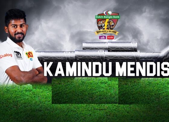 Sri Lankan cricket star Kamindu Mendis has cemented his place in the history books by equalling an extraordinary world Test record. He is now only the second cricketer to score 50+ runs in each of his first seven Test matches, an achievement only previously accomplished by Pakistan's Saud Shakeel. Mendis’ Record-Breaking Performance Against New Zealand Mendis reached this incredible milestone during the first day of the opening Test against New Zealand in Galle, recording his eighth consecutive score of over 50 runs in Test cricket. By doing so, he has surpassed legendary cricketers such as Sunil Gavaskar (India), Saeed Ahmed (Pakistan), and Basil Butcher (West Indies), all of whom scored a half-century in each of their first six Test matches. This achievement is the latest in a series of stellar performances by Mendis, who has demonstrated remarkable consistency at the international level. His achievement follows an impressive series in England, where he recorded scores of 2, 113, 74, 4, and 64. Mendis first made his Test debut against Australia in Galle in 2022, where he played a key role in Sri Lanka’s innings victory by scoring 61 runs. Comeback Story: Mendis’ Resurgence After a Two-Year Gap Despite his early success, Mendis did not feature in the Sri Lankan Test side for nearly two years. However, when he returned to the squad earlier this year for the Bangladesh series, he made a resounding statement with scores of 102 and 164 in the Sylhet Test, followed by an unbeaten 92 in Chattogram. His remarkable comeback highlights his resilience and ability to rise to the occasion, making him a key player in Sri Lanka’s cricketing future. Partnerships That Matter: Mendis and Mathews Stabilize the Innings In the ongoing Galle Test against New Zealand, Mendis brought up his fifty from 73 deliveries and formed a vital 72-run partnership with the experienced Angelo Mathews. Mathews had to return to the crease after retiring hurt earlier in the day due to a blow to his hand. Despite the challenges, the duo managed to stabilize Sri Lanka's innings, guiding the team to a respectable position by the end of Day 1. Mendis’ contribution of 61* was instrumental in driving Sri Lanka forward during the afternoon session, especially after a challenging start to the day. His composed and fluent batting provided stability as Sri Lanka lost key batters to soft dismissals, such as Dinesh Chandimal and Dhananjaya de Silva, early in the session. Challenges from New Zealand’s Bowlers: O’Rourke’s Impact New Zealand’s bowlers, led by William O'Rourke, made life difficult for Sri Lanka's top order. O'Rourke, in particular, troubled both openers with his swing and seam movement, dismissing Dimuth Karunaratne and Pathum Nissanka early in the innings. Karunaratne was caught edging a back-of-length delivery, while Nissanka’s short but aggressive innings was ended by a well-directed inswinging yorker that knocked over his off-stump. Chandimal and Mathews attempted to rebuild Sri Lanka's innings, but O'Rourke continued his impactful spell, forcing Mathews to retire hurt after a painful blow to his hand. Despite these setbacks, Sri Lanka found stability through Mendis, whose batting seemed effortless as he took control of the innings. Mendis Capitalizes on Opportunities: Aggressive and Confident Display Kamindu Mendis received a lucky break when he was dropped on 21 by Glenn Phillips after a misjudged catch. However, Mendis capitalized on the opportunity, playing an aggressive and confident innings from that point forward. He showcased his skill by striking consecutive boundaries off New Zealand's spinner Mitchell Santner, using reverse sweeps with precision. He also handled Ajaz Patel’s left-arm spin with ease, welcoming Patel back into the attack with a costly 13-run over. Mendis brought up his half-century shortly after Sri Lanka crossed the 150-run mark, further asserting his dominance over the New Zealand bowlers. His composed knock continued to frustrate the opposition, as he showed remarkable maturity and control throughout the innings. Ongoing Battle: Mathews vs O'Rourke The on-field battle between Mathews and O'Rourke resumed shortly before tea, with O'Rourke bowling a fierce bouncer that was called a no-ball. Mathews struggled to find his rhythm against the fast bowler and eventually poked at a delivery unnecessarily, resulting in his dismissal just before the tea break. Despite Mathews' dismissal, Mendis remained focused and determined, ensuring that Sri Lanka ended the day on a solid footing. His unbeaten knock of 61* was the highlight of the day, as Sri Lanka reached 178/5 by the close of play, with Mendis eyeing his fourth Test century. Conclusion: Kamindu Mendis’ Rise in Test Cricket Kamindu Mendis has quickly emerged as one of Sri Lanka's most reliable and promising Test cricketers. His ability to consistently score big runs and form crucial partnerships has made him an integral part of Sri Lanka’s Test lineup. By equalling Saud Shakeel's record, Mendis has not only secured his place in the history of Test cricket but has also demonstrated that he has the potential to achieve even greater heights in the future. As the Galle Test against New Zealand continues, all eyes will be on Mendis as he looks to convert his fifty into a century and lead Sri Lanka to a strong first-innings total. His performance will be critical as Sri Lanka seeks to gain an upper hand in the match, and Mendis’ journey in international cricket is only just beginning.
