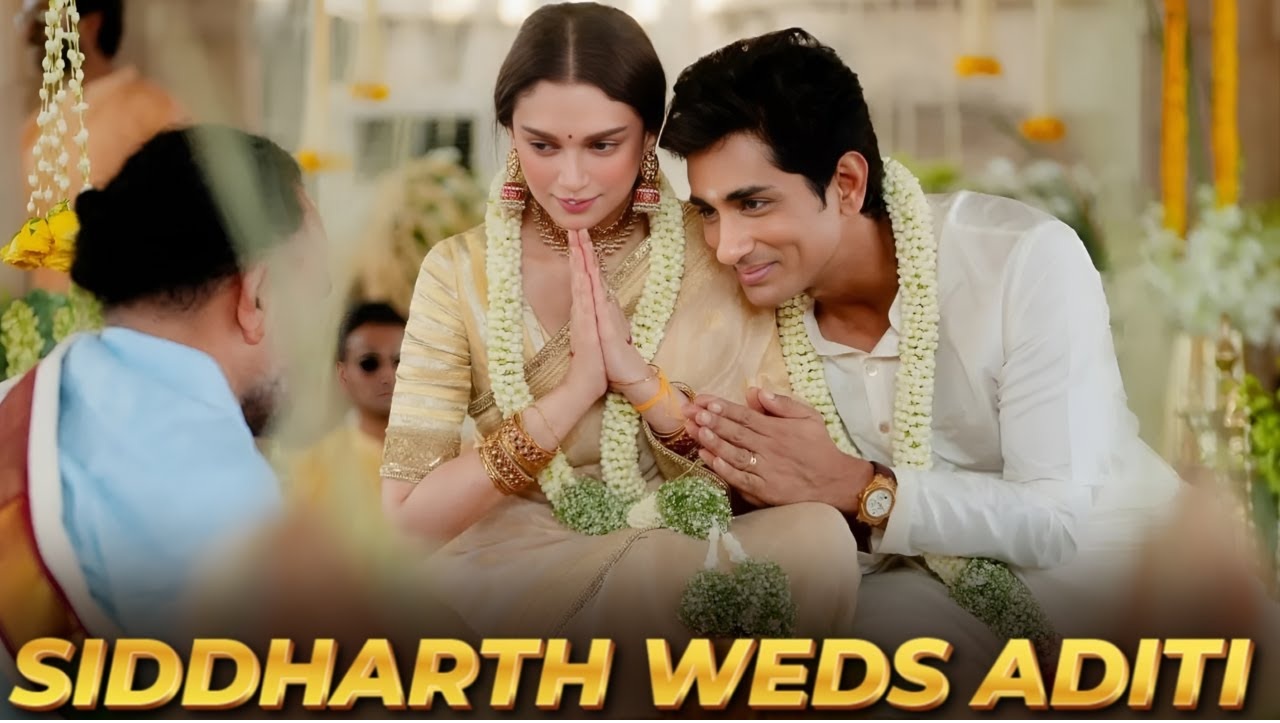 Siddharth and Aditi Rao Hydari Tie the Knot: A Simple Yet Beautiful Ceremony