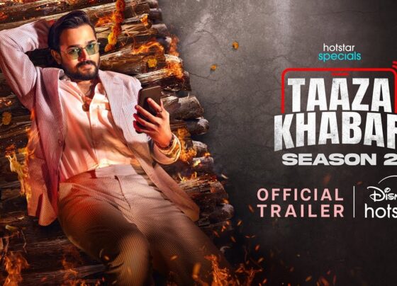 is set to captivate audiences once again with its second season, streaming exclusively on Disney+ Hotstar from September 27. After a successful first season, the show promises even more drama, suspense, and action as it delves deeper into the world of miracles, fate, and consequences. The Hotstar Specials series has already created immense buzz, and fans are eagerly awaiting what lies ahead in Season 2. Produced by BB Ki Vines: Rohit Raj and Bhuvan Bam Lead the Charge Produced under the banner of BB Ki Vines Productions by Rohit Raj and Bhuvan Bam, Taaza Khabar continues to push boundaries in the world of Indian web series. With its unique blend of drama, action, and comedy, the series stands out for its gripping storyline and high production value. Directed by Himank Gaur, the show maintains its cinematic quality while keeping audiences engaged with every twist and turn. Star-Studded Cast: Jaaved Jaaferi Joins the Ensemble In this new season, veteran actor Jaaved Jaaferi takes on a pivotal role as Yusuf Akhtar, a powerful and formidable figure who will significantly alter the dynamics of the story. His character poses a direct threat to Vasya, played by Bhuvan Bam. Jaaved Jaaferi’s entry adds a new layer of tension, as Yusuf Akhtar is not just an antagonist, but a force to be reckoned with, challenging Vasya’s destiny and the miraculous “vardaan” he received in Season 1. Yusuf Akhtar is not just a villain but a layered character whose complexity and fierce demeanor make him a formidable adversary for Vasya. His arrival brings with it a high-stakes showdown that promises to test Vasya’s resolve and put his life, along with the lives of those he loves, at great risk. The Dynamic Duo: Bhuvan Bam and Shriya Pilgaonkar’s Chemistry Shines A highlight of Taaza Khabar Season 1 was the undeniable chemistry between Bhuvan Bam and Shriya Pilgaonkar, who portray Vasya and Madhu, respectively. In Season 2, their relationship continues to evolve, with their on-screen connection once again becoming a central aspect of the show. Fans can expect even more heartfelt moments as their characters navigate the challenges brought on by the new threats and obstacles. Reflecting on their collaboration, Bhuvan Bam expressed his admiration for Shriya Pilgaonkar, stating, “Working with Shriya is always a pleasure. We’ve developed a deep understanding of each other’s acting styles, which helps us deliver natural and believable performances. Our off-screen friendship has only strengthened over time, and that bond translates into our on-screen moments, making them feel more authentic.” The camaraderie between the two actors is evident in their scenes together, adding a layer of realism and depth to their relationship on screen. Their shared laughter and strong rapport off-screen only enhance their ability to bring the characters of Vasya and Madhu to life in a way that resonates with audiences. Jaaved Jaaferi on His Role as Yusuf Akhtar Jaaved Jaaferi, known for his versatility across different genres, is excited to portray the character of Yusuf Akhtar. Reflecting on the experience, he shared, “Yusuf is a character unlike any I have played before. He’s layered, powerful, and has a fierce demeanor that commands attention. Collaborating with Bhuvan Bam, who brings a youthful energy and determination to the project, has been creatively fulfilling.” He continued to praise Bhuvan Bam’s work ethic and dedication, saying, “Bhuvan is passionate and always gives his 100%. Working alongside him and the rest of the talented cast has been an enriching experience. Audiences are in for a treat with the ultimate showdown between Vasya and Yusuf. The tension between these two characters is palpable, and I can’t wait for viewers to see how it all unfolds.” The Plot Thickens: A Battle of Fate, Greed, and Arrogance Season 2 of Taaza Khabar builds on the foundation of miracles and good fortune set in the first season, but this time, things take a darker turn. As Vasya continues to enjoy the blessings of his extraordinary gift, he begins to grapple with the consequences of his actions. The show explores how luck can run out, and when greed and arrogance take over, even miracles can turn against you. The stakes are higher than ever, with Vasya facing his most dangerous adversary yet in Yusuf Akhtar. The series delves into themes of fate, the consequences of one’s choices, and the fine line between ambition and hubris. The narrative promises to keep viewers on the edge of their seats as Vasya’s life hangs in the balance, with everything he holds dear at risk. A Stellar Cast Delivers Once Again In addition to Bhuvan Bam and Jaaved Jaaferi, Taaza Khabar features a talented ensemble cast that adds depth and dimension to the story. Shriya Pilgaonkar, Prathamesh Parab, Deven Bhojani, and Shilpa Shukla all play significant roles, each bringing their unique flair to the narrative. Shriya Pilgaonkar’s portrayal of Madhu continues to be a fan favorite, and her character plays a pivotal role in the unfolding drama of Season 2. Jaaved Jaaferi, too, has spoken highly of working with her, noting her strong work ethic and dedication to her craft. “Shriya is an incredibly talented actress, and working with her has been a pleasure. Her commitment to her role and the energy she brings to the set are truly inspiring,” Jaaved Jaaferi commented. “I’m sure audiences will appreciate her performance as much as I have enjoyed working alongside her.” What to Expect from Taaza Khabar Season 2 With its release just around the corner, Taaza Khabar Season 2 promises to be an intense, action-packed continuation of Vasya’s journey. Viewers can expect more thrilling plot twists, high-stakes drama, and emotional moments that will keep them hooked from start to finish. As the lines between fate and free will blur, Vasya’s world becomes even more unpredictable, leaving audiences eagerly awaiting each new episode. Whether you’re tuning in for the star-studded cast, the gripping storyline, or the unforgettable characters, Taaza Khabar Season 2 is sure to deliver on all fronts. Be prepared for a rollercoaster ride of emotions as the ultimate battle between Vasya and Yusuf Akhtar unfolds in this exciting new season.