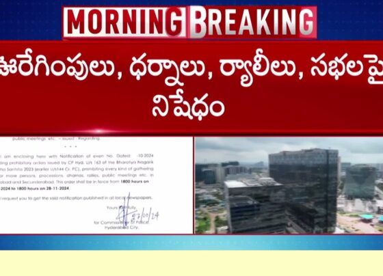 The Hyderabad Police Department has issued a strict prohibition on public gatherings within Hyderabad and Secunderabad, citing the need to maintain public peace and safety. C.V. Anand, IPS, the Commissioner of Police for Hyderabad City, has enforced this restriction under Section 163 of the Bharatiya Nagarik Suraksha Sanhita 2023 (formerly under Section 144 of the CrPC). Purpose of the Public Gathering Prohibition The Hyderabad Police Department's notification highlights concerns over the likelihood of disturbances due to protests and gatherings organized by various parties and groups. These events could potentially disrupt public order and create challenges for local law enforcement to maintain public safety and peace in Hyderabad City. To prevent such disruptions, Hyderabad City Police has implemented a restriction on public gatherings, processions, rallies, and protests involving five or more individuals. Additionally, the display of symbols, flags, placards, or electronic messages that could incite public disorder is also prohibited within city limits. Designated Area for Peaceful Protests While the prohibition applies broadly, an exception has been made for peaceful demonstrations. Individuals wishing to protest can only do so legally at Indira Park Dharna Chowk, the designated area for peaceful assemblies in Hyderabad and Secunderabad. Unauthorized gatherings at any other location within the city limits are strictly forbidden, and violators may face prosecution. Exemptions to the Prohibition Order The following groups are exempted from this restriction: On-duty Police Officers, including Home Guards and Special Police Officers (SPOs) Military personnel who are performing their official duties Authorized funeral processions Flying Squad of the Education Department Any other groups or individuals granted exemption by a competent authority These exemptions ensure that essential services and authorized activities remain unaffected. Penalties for Violating the Public Gathering Ban The Hyderabad Police has warned that individuals or groups violating these restrictions, particularly around sensitive areas such as the Secretariat, will be subject to prosecution. The department has emphasized its commitment to enforcing these measures to prevent any breaches of public peace and security. Effective Duration of the Order This order will remain in effect from 6:00 PM on October 27, 2024, until 6:00 PM on November 28, 2024. During this period, the Hyderabad Police will closely monitor any activity that could lead to public disturbance and take swift action to uphold the restrictions. Public Notification and Outreach In an official communication to the Commissioner of Information and Public Relations, the Commissioner of Police, Hyderabad City, has requested the dissemination of this notification through all major newspapers for broader public awareness. Additionally, copies of the notification have been forwarded to key officials within the Telangana government and various law enforcement agencies, including the Director General of Police, Telangana, and the Additional Commissioner of Police, Hyderabad City. To ensure effective outreach, the notification has also been sent to public broadcast services such as Akashvani, Hyderabad, for public broadcasting to inform residents comprehensively. Conclusion The prohibition on public gatherings in Hyderabad and Secunderabad underscores the Hyderabad Police Department's commitment to maintaining public order and security. The public is advised to adhere strictly to these guidelines, avoid unauthorized gatherings, and remain informed about the designated zones for peaceful protest.
