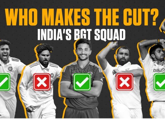 India's 18-man squad for the upcoming Border-Gavaskar Trophy in Australia features an intriguing mix of experience and new talent. With the absence of seasoned bowlers like Mohammed Shami and Kuldeep Yadav, the spotlight now shifts to a few fresh faces. Here’s a detailed look at five players poised to make a mark in the squad. Abhimanyu Easwaran: The Seasoned Opener Ready for a Big Break Abhimanyu Easwaran, a 29-year-old opener from Bengal, is set to make his mark in Australia after years of consistent performances in domestic cricket. Known for his classic approach at the crease, Easwaran has been a dependable force in India’s domestic circuit, accumulating over 7,600 first-class runs with an impressive average close to 50. Recently, he scored four centuries in consecutive first-class games, with performances such as 157* and 116 in the Duleep Trophy, and a 191 in the Irani Cup. Currently in Australia for the India A games, Easwaran’s form and resilience may just secure him a place as an opener in the Test series if captain Rohit Sharma is unavailable. Washington Sundar: A Versatile Spinner Making His Return Returning to the Test squad after more than three years, Washington Sundar has demonstrated his value as a capable off-spin bowler and a useful lower-order batsman. In a recent Ranji Trophy game, his pinpoint accuracy claimed seven wickets in one innings and four in another. His batting prowess further strengthens his position, backed by an unbeaten 152 for Tamil Nadu from No. 3. Having played on Australian pitches during India’s last tour, Sundar’s height allows him to extract extra bounce—an advantage for Indian spinners in Australia. While Ravindra Jadeja and R Ashwin are likely to be the first-choice spinners, Sundar’s skills make him a worthy alternative should India need an all-rounder capable of handling Australian conditions. Nitish Kumar Reddy: The Young All-Rounder with a Bright Future At just 21, Nitish Kumar Reddy has shown versatility as a seam-bowling all-rounder. Known for his standout performances in the IPL with Sunrisers Hyderabad, he recently made his T20I debut against Bangladesh. Reddy’s middle-order batting capabilities were on display during his 74 off 34 balls in the second T20I, while his two wickets further solidified his place as an asset with the ball. Although his performance in the Duleep Trophy was modest, Reddy’s domestic record speaks volumes, having taken 25 wickets in his last Ranji Trophy season with Andhra, including a five-wicket haul against Mumbai. His ability to swing the ball both ways adds depth to India’s pace attack, making him a promising choice for the Australian tour. Prasidh Krishna: Pacer with Height and Speed Advantage Returning from injury, Prasidh Krishna has earned a place in the Test squad due to his unique attributes of height, bounce, and speed, which suit the Australian pitches. Although his numbers in his first two Tests against South Africa weren’t extraordinary, Krishna’s potential to extract bounce on the hard Australian pitches could be instrumental if India opts to rotate bowlers. Since his return, Krishna has worked on his form, playing four first-class games at the start of the domestic season. Alongside India A for two games in Mackay and Melbourne, he has the opportunity to refine his skills further before the Test series kicks off. Harshit Rana: The Promising New Entrant Harshit Rana, the youngest and least experienced in the 21-member squad, has risen through the ranks swiftly. Known for his success in the IPL with Kolkata Knight Riders, where he claimed 19 wickets with an economy rate of 9.08, Rana’s red-ball performance has also impressed selectors. In the Duleep Trophy, he picked up two four-wicket hauls, demonstrating control and accuracy. Despite limited experience, Rana’s determination and versatility make him a valuable addition to the squad.