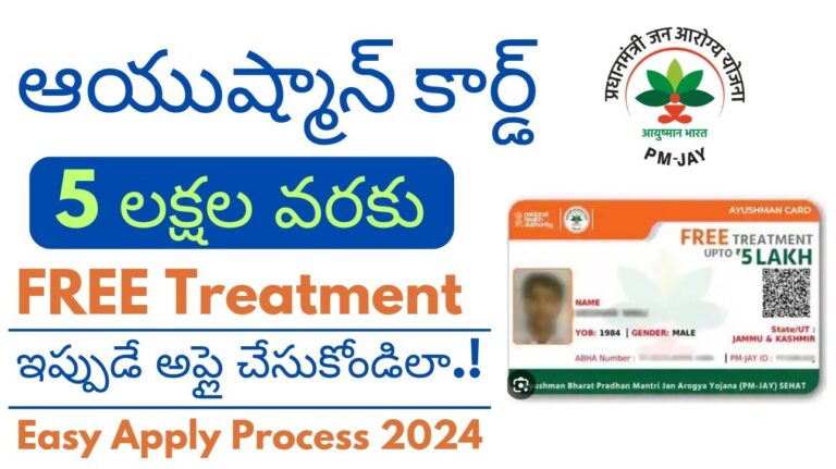 Ayushman Bharat Yojana, also known as Pradhan Mantri Jan Arogya Yojana (PM-JAY), is one of the world’s largest healthcare schemes aimed at providing financial support to economically weaker sections. Through this initiative, families can avail free medical treatment of up to ₹5 lakh annually. Here’s a comprehensive guide on how to apply for the Ayushman Bharat Card, the eligibility criteria, and the benefits it provides. What is Ayushman Bharat Yojana? The Ayushman Bharat Yojana, launched in 2018, is a flagship healthcare scheme by the Indian government. It covers secondary and tertiary care hospitalizations for families across India, helping to alleviate the financial burden of medical expenses, particularly for families in the Economically Weaker Section (EWS). Over 12 crore poor families have benefited from the scheme since its inception. The aim is to ensure that no family falls into poverty due to high healthcare costs. Benefits of Ayushman Bharat Card The Ayushman Bharat card provides numerous benefits to its holders. Below are some key features: Cashless Treatment: Beneficiaries can avail of free treatment in empaneled hospitals (both private and government) without any out-of-pocket expenses. Simply presenting the card will allow them to access cashless services. Extensive Coverage: The scheme covers over 1,929 medical procedures including consultations, surgeries, hospitalization, ICU services, diagnostics, and medicines. No Family Size Restrictions: There is no cap on the number of family members covered. Whether it's a large joint family or a nuclear family, all members can benefit. Pre-existing Conditions Covered: All pre-existing diseases are covered from day one. Beneficiaries don't have to worry about waiting periods for chronic conditions. Free Post-Hospitalization Coverage: The expenses for up to three days before hospitalization and 15 days after discharge, including diagnostic tests and medicines, are also covered. Eligibility Criteria for Ayushman Bharat Yojana To be eligible for the Ayushman Bharat Scheme, families need to meet certain criteria outlined by the Socio-Economic Caste Census (SECC) 2011: Families classified under deprivation criteria like those living in houses with raw walls and roofs, families with no adult members aged between 16 and 59, or female-headed households. Scheduled Castes (SC) and Scheduled Tribes (ST) households and families with no means of income except manual labor are automatically included. Beneficiaries from urban areas include those involved in 11 different occupations such as rag pickers, domestic workers, plumbers, security guards, etc. Some automatic inclusions include households of bonded laborers, scavengers, and those living on charity. Who is Not Eligible? The scheme excludes families that have: Mechanized farming equipment. Own two, three, or four-wheeled vehicles. Government-managed non-agricultural enterprises. Earn more than ₹10,000 per month. Own a Kisan Credit Card with a limit above ₹50,000. Possess landlines, refrigerators, or significant agricultural land (over 5 acres). How to Check Your Eligibility Checking your eligibility for the Ayushman Bharat Yojana is a simple online process: Visit the official website: https://pmjay.gov.in. Click on the “Am I Eligible?” option. Enter your mobile number to receive an OTP (One-Time Password) for verification. After entering the OTP, select your state, and either your ration card number or mobile number. The system will show if you are eligible for the Ayushman Bharat card. How to Apply for Ayushman Bharat Card If you're eligible, here’s how you can get your Ayushman Bharat card: Visit a Jan Seva Kendra: Go to the nearest Common Service Center (CSC). These centers help in verifying your documents and processing your Ayushman Bharat card application. Document Verification: The officer at the center will check your eligibility and verify the necessary documents such as Aadhaar card, ration card, and income certificate. Application Completion: Once the documents are verified, your application is processed, and the Ayushman card is issued. Downloading Ayushman Card Online Beneficiaries can also download the Ayushman card online: Ayushman Bharat App: Download the app from the Google Play Store. Log in using your mobile number and verify via OTP. Enter your state and scheme (PM-JAY) details to search for your family. If needed, complete eKYC verification using Aadhaar OTP or fingerprint. PMJAY Website: Visit the PMJAY official website. Follow similar steps as the app by verifying your mobile number and searching your details. Once the eKYC is complete, the Ayushman card can be downloaded for each family member. Important Documents for Ayushman Bharat Application Ensure you have the following documents ready for the application: Aadhaar card or Ration card. Income certificate. Mobile number and email address. Caste certificate (if applicable). Conclusion The Ayushman Bharat Yojana has transformed healthcare access for millions of families across India. By providing free medical treatment up to ₹5 lakh, it is not just a health assurance scheme but also a lifeline for families facing high medical expenses. Eligible families should take advantage of this initiative by applying for the Ayushman Bharat card and securing access to critical healthcare services. Apply today and make sure your family is protected under Ayushman Bharat!