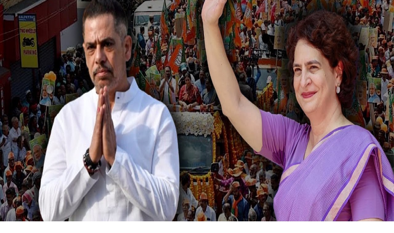 BJP Questions Robert Vadra Declared Wealth in Priyanka Gandhi’s Wayanad Affidavit
