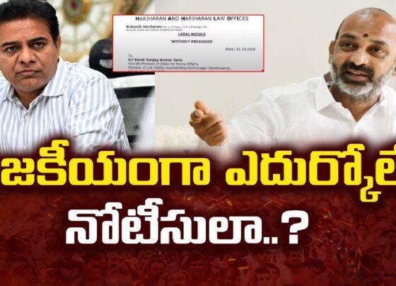 Under the instructions of my client, Mr. Bandi Sanjay Kumar, Member of Parliament for Karimnagar Constituency and Hon’ble Minister of State for Home Affairs, I hereby issue this formal reply to the legal notice dated October 22, 2024, sent on behalf of your client, Mr. Kalvakuntla Taraka Rama Rao. Introduction Denial of Allegations: My client unequivocally denies all allegations raised in the notice, asserting they lack any basis and reflect a malicious intent. He is compelled to issue this formal response, rejecting any accusations except where otherwise explicitly admitted. Public Service Commitment: My client is an active Member of Parliament for the Karimnagar constituency, currently serving as a Union Minister in the Ministry of Home Affairs, as well as the National General Secretary for the Bharatiya Janata Party. He has dedicated his career to public welfare, notably advocating for a separate Telangana state. Advocacy for Students’ Rights: Throughout his life, my client has been a staunch advocate for student welfare, actively participating in student politics as a former leader of the Akhil Bharatiya Vidyarthi Parishad (ABVP). His history demonstrates consistent support for issues relevant to the student community. Specific Responses to Allegations Unfounded Allegations and Malicious Intent: My client considers the claims in the notice baseless, and he urges that evidence be presented to substantiate these allegations. The notice appears to have been sent with ill intent, which my client rejects entirely. Response to Paragraphs 1 and 2: Your client’s statements are exaggerated and lack proof. My client denies mentioning your client’s name at any point during the press conference held on October 19, 2024, and demands strict evidence if otherwise. Response to Paragraph 3: My client is unaware of any specific videos or headlines circulating about the October 19th interview. However, he notes that it is a documented fact that your client admitted to “phone tapping” during a Bharat Rashtra Samithi (BRS) meeting on March 27, 2024. Such statements are, therefore, matters of public record and not mere allegations. Response to Paragraph 4: My client denies all statements in paragraph 4, pointing out that the BRS administration’s handling of the TSPSC Group-1 exams has indeed been controversial and marked by cancellations. Your client’s statements about phone tapping can be corroborated through official BRS Party sources. Response to Paragraphs 5 and 6: My client dismisses all allegations as unsubstantiated. His statements are not defamatory, and there is no intent to damage anyone’s reputation. Furthermore, at no point has he exploited his official position to target your client or anyone associated with them. Public Communication Rights: As a Union Minister and Member of Parliament, my client has the right to address public concerns, including those relevant to Telangana residents. His statements align with his freedom of speech under Article 19(a) of the Indian Constitution. Response to Paragraphs 7 and 8: My client denies any defamatory remarks against your client. Addressing the media is part of his responsibilities as a Union Minister. Response to Paragraphs 9 and 10: My client’s statements are not defamatory, libellous, or slanderous. The accusation of vendetta politics is groundless; my client’s statements were intended solely to address student issues within Telangana. Response to Paragraphs 11, 12, and 13: My client affirms that no statements were directed specifically at your client. This legal notice is perceived as an attempt to suppress his right to free speech and deter him from engaging with the public on relevant matters. Protection of Constitutional Rights: The rights of my client to publicly express views on public service matters are safeguarded under the Indian Constitution. He will not be intimidated by legal threats and is prepared to exercise all legal avenues to defend his rights. Conclusion and Demands Request to Withdraw Legal Notice: i. Withdraw the legal notice dated October 22, 2024, and retract all allegations. ii. Issue a public apology to my client through the media. Consequences of Non-Compliance: Should you fail to meet the demands in paragraph 14 within seven (7) days, my client will be compelled to initiate legal proceedings against you, holding you liable for associated costs and consequences. Sincerely, Naveen Undavalli, Advocate You said: rewrite, Bandi Sanjay responds to KTR’s legal notice says has never taken his name during the entire press meet Demands to issue public apology addressed via the media and also withdraw the legal notice in 7days