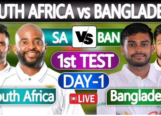 Bangladesh vs South Africa 1st Test Live Streaming: How to Watch the Match in India, Bangladesh, and South Africa The much-anticipated Test series between Bangladesh and South Africa is set to begin, with the first Test being held at the Sher-e-Bangla National Stadium in Dhaka, starting on Monday, October 21. As part of the World Test Championship (WTC) cycle, this two-match series holds immense importance for both teams as they aim to stay alive in the WTC Final race. Bangladesh’s Drive for Redemption Led by Najmul Hossain Shanto, Bangladesh is coming off a tough series loss to India, which saw them slip to seventh in the WTC standings. Playing on home turf, Bangladesh will be eager to bounce back with a strong performance against a formidable South African side. The team will rely on the leadership of Shanto and key players like Mushfiqur Rahim and Litton Das to turn their fortunes around in this pivotal series. South Africa’s Challenge in Bangladesh Aiden Markram’s South Africa is also under pressure, currently sitting in sixth place in the WTC table. Despite their recent 1-0 series victory over West Indies, the Proteas face a tough battle to climb higher in the standings. This marks South Africa’s first tour to Bangladesh since 2015, where both matches ended in a draw. South Africa holds an impressive record in Bangladesh, having won 4 out of 6 Tests in their previous three visits. A Crucial Series in the World Test Championship With both teams still having a slim chance to qualify for the WTC Final, this series has garnered significant interest from cricket fans globally. The clash between two competitive sides, each aiming to secure valuable points, adds an extra layer of excitement to this red-ball contest. Cricket enthusiasts are eagerly awaiting the outcome, knowing that each match will play a critical role in shaping the WTC standings. Bangladesh vs South Africa 1st Test: Team Squads Both teams have named strong squads for this crucial Test series. Here's a look at the line-ups: Bangladesh Squad: Zakir Hasan Shadman Islam Mominul Haque Najmul Hossain Shanto (captain) Mushfiqur Rahim Litton Das (wicketkeeper) Mehidy Hasan Miraz Taijul Islam Hasan Mahmud Taskin Ahmed Hasan Murad Nahid Rana Jaker Ali Nayeem Hasan Mahmudul Hasan Joy South Africa Squad: Tony de Zorzi Aiden Markram (captain) Tristan Stubbs Dewald Brevis David Bedingham Ryan Rickelton Kyle Verreynne (wicketkeeper) Matthew Breetzke Wiaan Mulder Senuran Muthusamy Keshav Maharaj Kagiso Rabada Lungi Ngidi Dane Paterson Dane Piedt Match Timing for the Bangladesh vs South Africa 1st Test