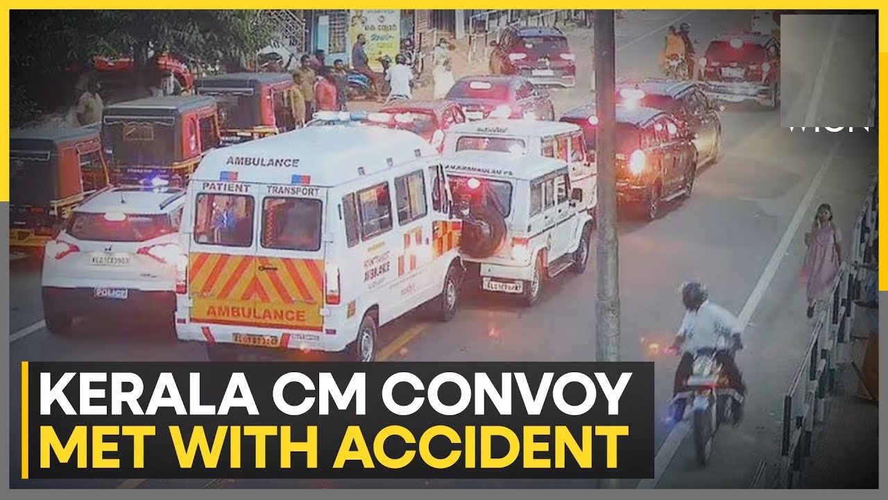 Kerala CM Pinarayi Vijayan’s Convoy Involved in Multi Car Collision