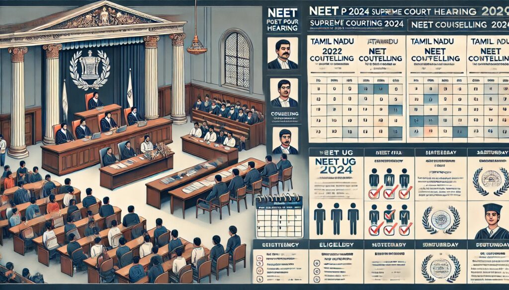 The recent Supreme Court hearing regarding the NEET PG 2024 examination brought significant updates that impact thousands of medical students across India. This article covers the primary outcomes of the Supreme Court's discussion on the fairness and transparency of the exam and offers essential details for NEET PG candidates awaiting updates on counseling schedules. NEET PG 2024: Overview of Supreme Court Proceedings On Friday, the Supreme Court convened to review petitions related to the National Eligibility cum Entrance Test Postgraduate (NEET PG) 2024 exam. These petitions, submitted by candidates, raised concerns over the transparency of the examination process, fairness in results, and the normalization criteria applied by the National Board of Examinations for Medical Sciences (NBEMS). The case, which first saw a petition filed on September 7 and was later discussed on September 13, returned to court on September 20. A three-judge panel, including Chief Justice DY Chandrachud, Justice Manoj Misra, and Justice JB Pardiwala, examined the procedures and standards used in determining final scores, normalizing marks, and establishing result criteria. The hearing touched upon several crucial aspects of the NEET PG process, including candidates' demands for greater transparency. Core Issues Raised in NEET PG 2024 Petitions The candidates’ main points of concern centered on three key areas: Normalization Process: Many candidates questioned the normalization method used by NBEMS to calculate results, suggesting it could result in inconsistencies. Exam Pattern Changes: The sudden adjustments to the NEET PG exam pattern raised concerns, particularly as these changes were introduced close to the exam date, leaving candidates with little time to adapt. Transparency in Scores and Answer Keys: Candidates called for the release of question papers, answer keys, and raw scores, arguing that these measures would enhance fairness and transparency in the examination process. Supreme Court's Actions and Observations During the hearing, the Supreme Court panel expressed its dissatisfaction with NBEMS for implementing late changes to the NEET PG exam pattern. Furthermore, the Court emphasized the need for a transparent evaluation and normalization process. At a previous hearing, the absence of a representative from the central government led to a postponement, which disappointed many candidates awaiting resolutions to their concerns. In addition, candidates are still uncertain about when the NEET PG 2024 counseling schedule will be confirmed, especially as some states have temporarily paused their own counseling processes pending the Court’s ruling. Tamil Nadu NEET UG Counselling 2024: Latest Schedule and Eligibility Criteria Meanwhile, in Tamil Nadu, the Directorate of Medical Education and Research (DMER), Chennai, has released an updated schedule for the NEET UG Counseling 2024 stray vacancy round. This round is specific to MBBS and BDS admissions for the current academic session. Candidates interested in applying can register between October 25 and October 28, 2024, via the official Tamil Nadu medical selection website. Here’s a summary of the key dates and events for the Tamil Nadu NEET UG Counseling 2024: Event Date Registration, choice filling, and locking October 25 to October 28, 2024 Processing of seat allotment October 29, 2024 Declaration of result October 29, 2024 Provisional allotment result download October 29 to November 5, 2024 Last date for reporting November 5, 2024 Eligibility Criteria for Stray Vacancy Counseling According to the Tamil Nadu Directorate, only candidates who have not secured any seats in the All India Quota or State Quota are eligible to participate in this round. Those who have already accepted seats through either the All India or State Quota, as well as candidates who did not join seats allotted in the third round of Tamil Nadu State Counseling, are ineligible for this session. What’s Next for NEET PG Candidates? NEET PG candidates are advised to stay updated on official announcements regarding the counseling schedule, as decisions from the Supreme Court could impact timelines and processes. Following this ruling, states that had paused their counseling procedures may soon release updated schedules.