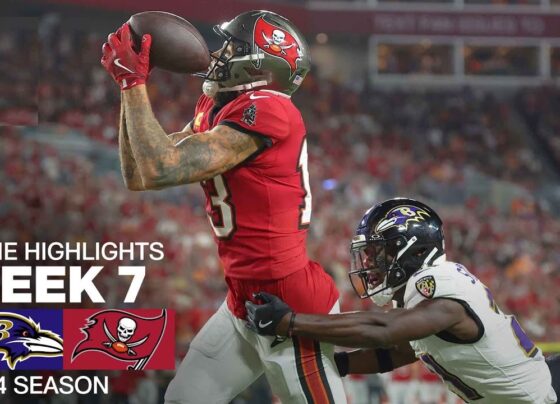 The recent matchup between the Baltimore Ravens and Tampa Bay Buccaneers delivered an electrifying spectacle for NFL fans. It was a game filled with jaw-dropping plays, strategic brilliance, and nail-biting moments that showcased why these teams are among the league's most exciting to watch. Lamar Jackson Shines in Prime Time Lamar Jackson's performance was nothing short of exceptional. Throughout the game, he displayed the poise and athleticism that have made him one of the NFL's top quarterbacks. With perfect passer ratings and precise throws, Jackson kept the Buccaneers' defense on its heels. A standout moment came when he connected with Rashod Bateman for a stunning 49-yard touchdown, reminding everyone why he’s considered a dual-threat quarterback capable of changing a game in seconds. Mark Andrews: The Reliable Target Another star of the night was tight end Mark Andrews. He has become one of Jackson's most trusted targets, and this game was no exception. Andrews secured back-to-back touchdowns, demonstrating his ability to create separation from defenders. His quick route running and sharp moves left Tampa Bay's defense scrambling. Andrews has proven time and again that he's a key piece of the Ravens' offense, making critical plays in pivotal moments. Buccaneers' Defensive Struggles While the Buccaneers entered the game with high hopes, their defense struggled to contain the explosive Ravens' offense. Miscommunications and blown coverages allowed players like Isaiah Likely and Justice Hill to make significant gains. Tampa Bay’s inability to stop the run and limit big plays created opportunities for Baltimore to capitalize. The defensive errors were most evident during key moments, such as Lamar Jackson’s deep throws and the impressive 81-yard run by Derrick Henry. Big Plays and Costly Penalties The game was also defined by its penalties and turnovers. Marlon Humphrey made a game-changing interception, his second of the night, swinging the momentum in favor of the Ravens. On the other hand, Tampa Bay’s offense struggled with holding penalties, offensive pass interference, and missteps that cost them valuable yardage. These mistakes added to their frustrations, especially in critical situations where they needed points to stay in the game. Justice Hill and the Ravens' Rushing Attack Justice Hill’s involvement in the game added another layer of depth to the Ravens' offense. A perfectly timed screen pass into the blitz allowed Hill to make a big play, and his versatility both in rushing and catching passes out of the backfield proved vital. The offensive line paved the way for Hill, setting up lanes for him to gain critical yards. His performance, coupled with the relentless blocking up front, allowed the Ravens to dominate the time of possession and control the tempo of the game. Buccaneers Fight Until the End Despite the challenges, the Buccaneers showed resilience. Baker Mayfield, although under pressure, continued to make big plays, including key completions to Chris Godwin and other receivers. The connection between Mayfield and Godwin was evident as they made crucial third-down conversions, keeping the Buccaneers' hopes alive. However, costly errors, such as missed field goals and turnovers, prevented Tampa Bay from making a full comeback. A Battle of Strategies Throughout the game, both teams showcased their strategic brilliance. The Ravens’ offensive play-calling was particularly impressive, using play action and screen passes to exploit Tampa Bay's blitz-heavy defense. Tykee Smith’s efforts off the edge were neutralized by Baltimore’s offensive line, which allowed Lamar Jackson the time needed to pick apart the secondary. On the other side, the Buccaneers attempted to balance their attack with both passing and rushing, but it was the Ravens' defense, led by players like Roquan Smith, that stifled their momentum.