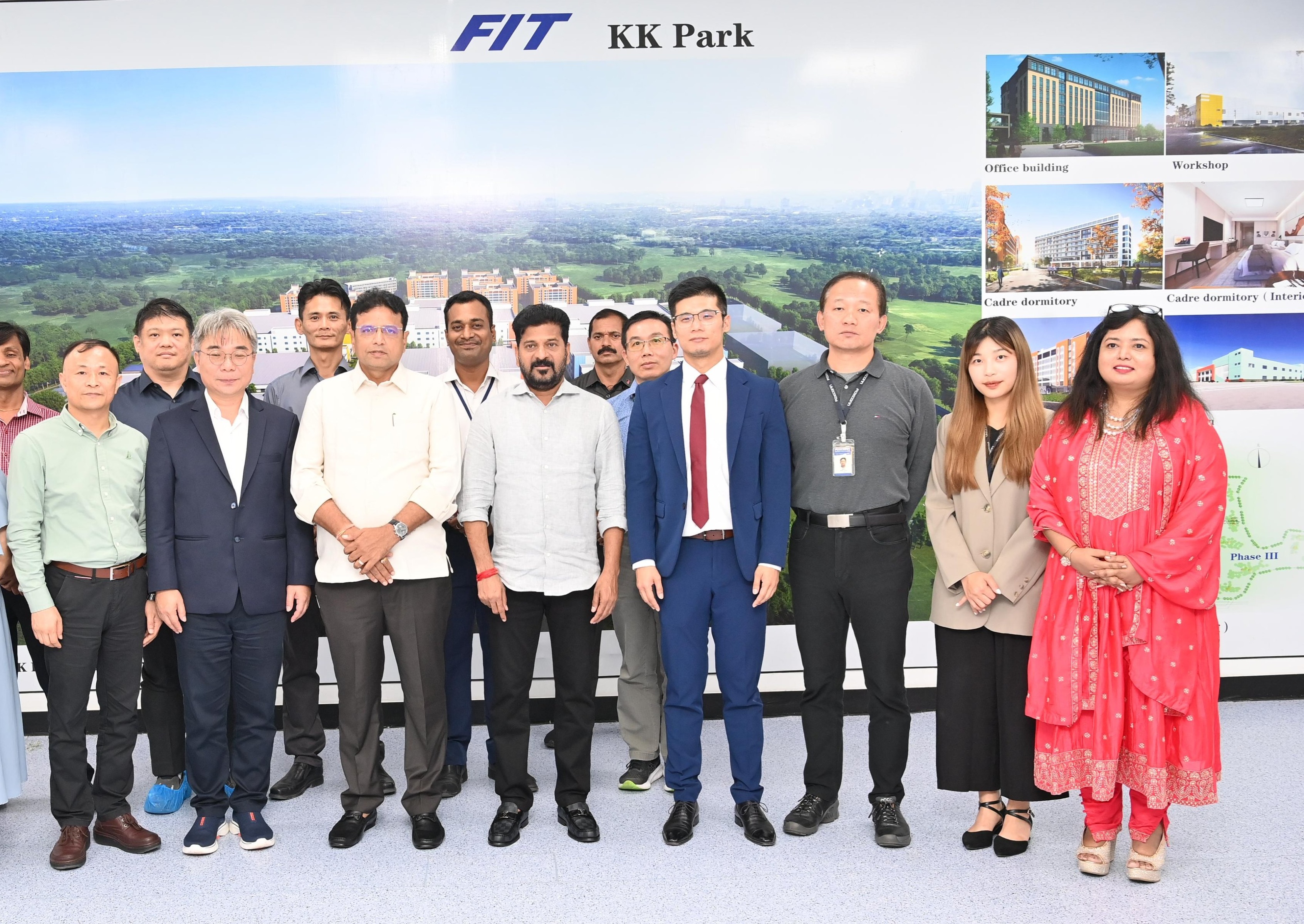 Revanth Reddy Visits Foxconn Facility Exploring Strategic Investment in Electric Vehicles and Lithium Battery Sectors