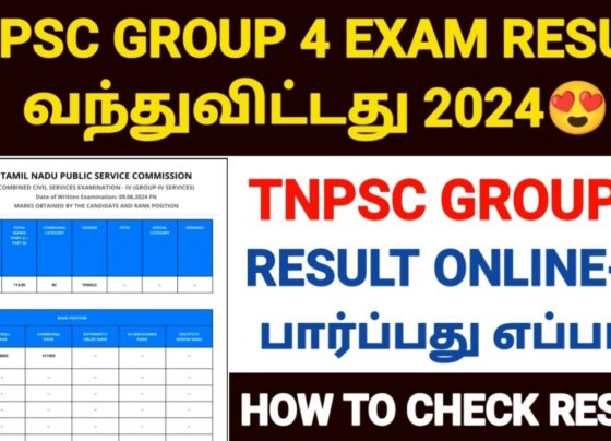 The Tamil Nadu Public Service Commission (TNPSC) has announced the TNPSC Group 4 Result 2024 for the Combined Civil Services Examination (CCSE-IV). This update is crucial for the numerous candidates who participated in the recruitment exam held on June 9, 2024. They can now view their scores on the official TNPSC website, tnpsc.gov.in. TNPSC Group 4 Examination Overview and Key Dates The TNPSC Group 4 exam aims to fill various roles such as Junior Assistant, Bill Collector, Typist, Village Administrative Officer (VAO), and Steno-Typist. Conducted at multiple centers across Tamil Nadu, this year’s written test had approximately 15.88 lakh candidates taking the exam out of nearly 20 lakh applicants. The results were published within 92 days, a significant improvement compared to previous years. How to Access the TNPSC Group 4 Result 2024 To view and download your TNPSC Group 4 result, follow these steps: Visit the Official Website: Go to tnpsc.gov.in. Locate the Result Link: On the homepage, find the link for the TNPSC CCSE Group IV Result 2024. Enter Required Details: Use your Roll Number or Hall Ticket number to access your score. View and Download: Check your result, and for future reference, download and print a copy. Make sure to have your registration number and date of birth on hand as these details are essential for accessing your result. Vacancy Updates and Role-Specific Openings in TNPSC Group 4 Originally, the TNPSC Group 4 recruitment targeted 6,244 vacancies. However, TNPSC increased this number by adding 2,688 additional positions, bringing the total available vacancies to 8,932. Here’s a breakdown of the updated openings: Village Administrative Officer (VAO): 400 vacancies Junior Assistant (Non-Security): 3,458 vacancies Junior Assistant (Security): 69 vacancies Bill Collector: 99 vacancies Typist: 2,360 vacancies Steno-Typist (Grade III): 642 vacancies Junior Assistant: 32 vacancies Senior Factory Assistant: 25 vacancies Laboratory Assistant: 32 vacancies Forest Watcher (Tribal Youth): 216 vacancies Junior Inspector of Cooperative Societies: 17 vacancies Candidates can check the TNPSC website for further details on these roles and specific eligibility requirements. Exam Structure and Scoring The TNPSC Group 4 examination consisted of two sections: Tamil Eligibility-cum-Scoring Test (Part A): This section comprised 100 questions, accounting for 150 marks. Candidates needed to score a minimum of 40% (60 marks) to qualify for the second part of the exam. General Studies and Aptitude Test (Part B): This section had 75 questions in General Studies and 25 questions in Aptitude and Mental Ability, totaling 150 marks. Candidates who met the criteria in Part A had their Part B answers evaluated. The TNPSC also released a provisional answer key for the Group 4 exam on June 18, allowing candidates to cross-check their responses before the final results were declared. Key Instructions for Downloading TNPSC Group 4 Scorecards For those who have not yet accessed their TNPSC Group 4 results, here are the steps to follow for downloading your scorecard: Visit the TNPSC Website: Go to tnpsc.gov.in. Navigate to the Results Section: Look for the Group IV services result link on the homepage. Login Credentials: Enter your register number and date of birth. View Result: Submit the form to view and download your scorecard. Upcoming Events and Future Opportunities The TNPSC has also released the TNPSC annual exam calendar for 2025, which outlines dates for upcoming exams, including Group 1, Group 2, and Group 4 services. Candidates interested in future opportunities are encouraged to regularly check the TNPSC website for the latest updates on recruitment events, application deadlines, and additional resources. Conclusion With the release of the TNPSC Group 4 Result 2024, candidates can now proceed to the next steps in their career journey. Those who have qualified are encouraged to stay updated with TNPSC announcements for further rounds or interviews, while those seeking other opportunities can review the 2025 exam schedule to plan ahead. For more information, visit the official TNPSC website at tnpsc.gov.in.