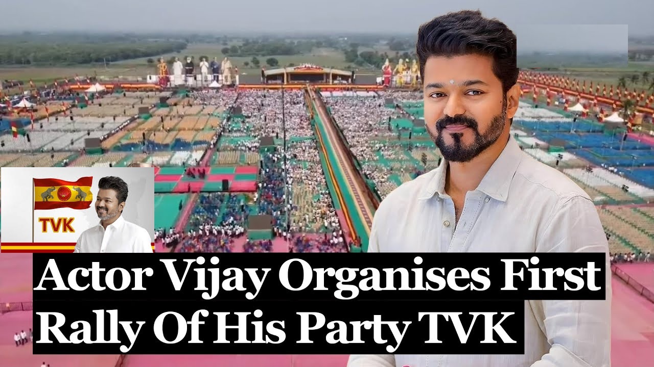 TVK Vijay Maanadu First Major Political Conference in Vikravandi