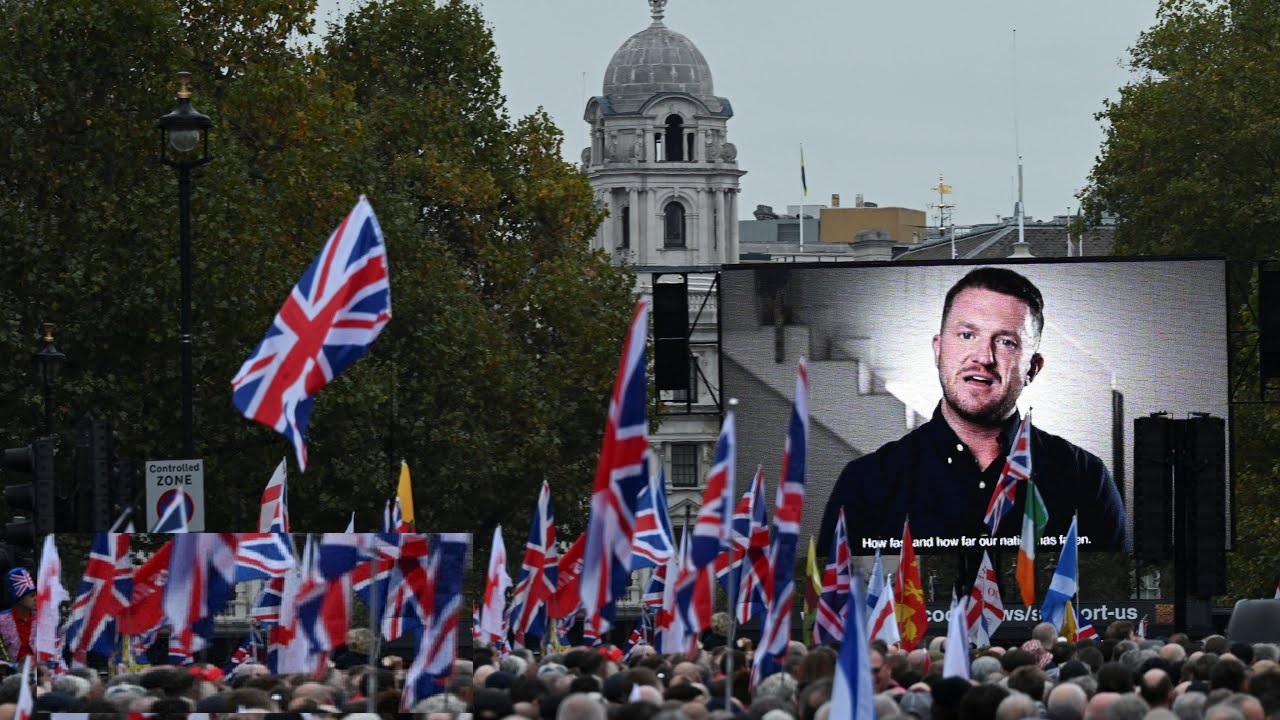 Tommy Robinson Arrest Sparks Far Right Demonstration Amidst London Tensions