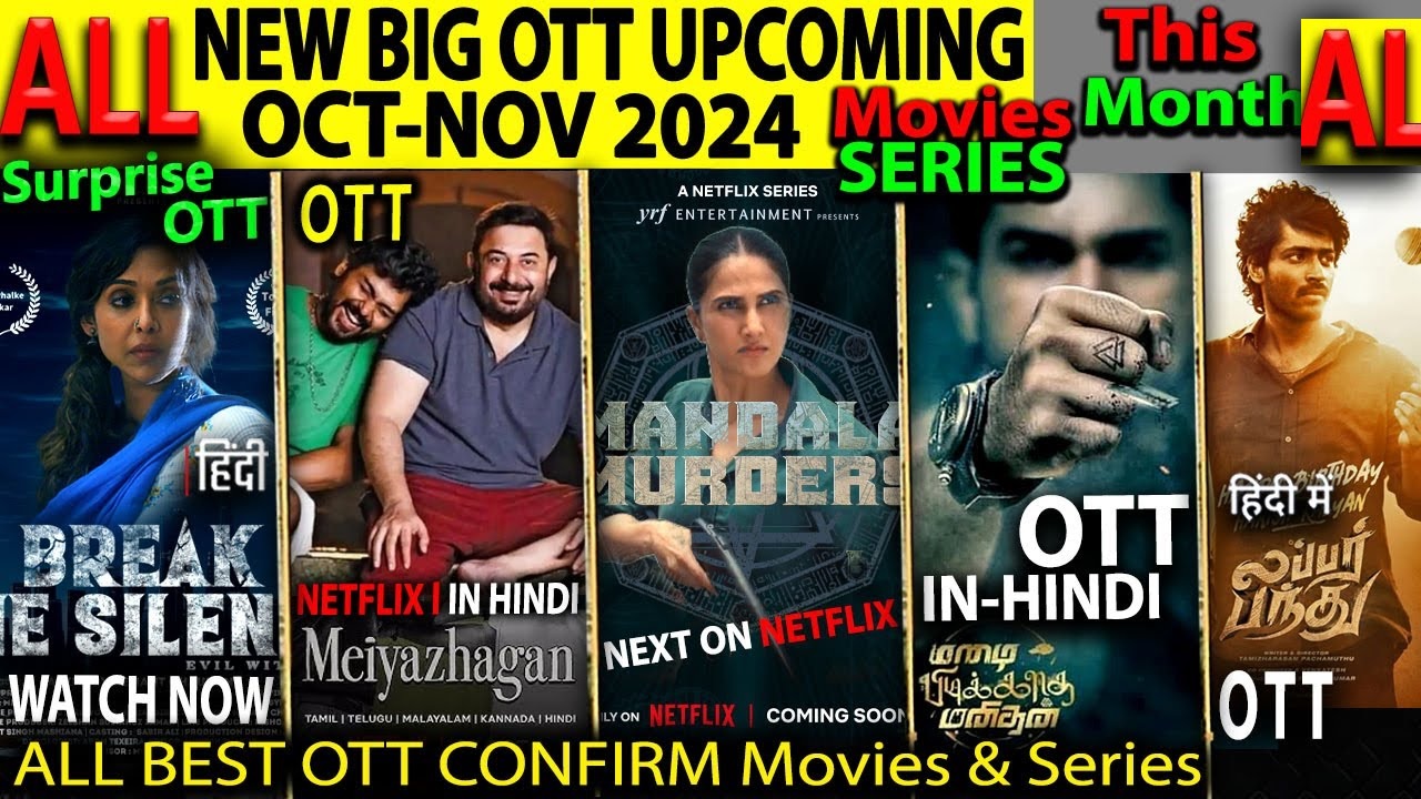 Top November 2024 OTT Releases Must-Watch Movies and Web Series