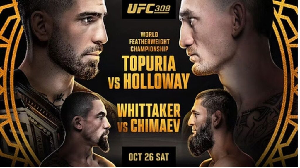 UFC 308 brought intense matchups and thrilling finishes from the Etihad Arena in Abu Dhabi, UAE, as fighters took to the Octagon in a highly anticipated fight card headlined by featherweight titans Ilia Topuria and Max Holloway. Fans witnessed a series of adrenaline-fueled bouts, from championship defenses to title eliminators. Here's a breakdown of the winners, losers, and defining moments from UFC 308. Ilia Topuria Defends His Title Against Max Holloway In the main event, reigning featherweight champion Ilia Topuria took on former titleholder Max Holloway. Topuria, who entered the Octagon with an impressive undefeated record of 15-0, faced a formidable opponent in Holloway, whose experience and legacy make him one of the most accomplished featherweights in UFC history. Topuria dominated with his dynamic striking and precision, defending his title and proving he’s a force to be reckoned with in the featherweight division. Known for his strength and resilience, Topuria’s career trajectory has been rapid. Joining the UFC in 2020 with a 9-0 record, he quickly rose in the rankings, submitting Bryce Mitchell and outpointing Josh Emmett to secure his shot at Alexander Volkanovski, whom he defeated to claim the featherweight championship. Holloway, however, put up a spirited fight, demonstrating why he holds records in UFC for most significant strikes, total fight time, and fight-night bonuses. Despite the loss, his remarkable achievements in the UFC are likely to secure him a respected position for future bouts. Co-Main Event: Khamzat Chimaev vs. Robert Whittaker The co-main event featured a clash between Khamzat Chimaev and former middleweight champion Robert Whittaker. This bout had significant implications for the 185-pound division, with the winner potentially eyeing a title shot in the near future. Chimaev, an undefeated powerhouse with a reputation for aggressive takedowns and unrelenting pressure, entered the bout as a rising star in the middleweight rankings. Whittaker, known for his stamina and striking skills, looked to hold his ground and reestablish himself as a top contender. Their clash was marked by high stakes, setting the winner up for a potential title shot against either the current middleweight champ or whoever emerges victorious in an upcoming bout between Dricus du Plessis and Sean Strickland. Magomed Ankalaev vs. Aleksandar Rakic: Light Heavyweight Title Eliminator Adding to the excitement, UFC 308’s main card also featured a potential title eliminator at light heavyweight between Magomed Ankalaev and Aleksandar Rakic. With both fighters ranked in the top five, the winner of this bout would be well-positioned to face reigning champion Alex Pereira, who successfully defended his title at UFC 307. Ankalaev, ranked No. 2, entered the Octagon with an impressive record of 18-1-1-1, looking to build on his momentum and secure a shot at the belt. Rakic, known for his explosive striking and grappling versatility, provided a formidable challenge. The fight was a close battle, with both fighters showcasing their skills and hunger for a title opportunity. Ultimately, Ankalaev emerged victorious, strengthening his claim for a future title bout. Main Card Highlights and Key Victories The preliminary and main card matchups brought additional excitement and memorable performances, with fighters seizing the opportunity to showcase their talents on a global stage. Abus Magomedov vs. Brunno Ferreira In a middleweight preliminary bout, Abus Magomedov utilized his significant height and reach advantage to control the fight against Brunno Ferreira. Magomedov maintained his range effectively, mixing up his strikes and applying pressure against the cage. Although Ferreira managed to land some solid shots, Magomedov shifted tactics and focused on his grappling, eventually securing a submission victory in the third round. Kennedy Nzechukwu’s Heavyweight Debut Kennedy Nzechukwu made his heavyweight debut at UFC 308, entering the Octagon with a striking advantage. Leveraging his length, Nzechukwu employed powerful straight kicks and accurate punches, staying just out of reach of his opponent’s counter-strikes. His dominant performance ended with a first-round finish, marking a promising start to his heavyweight journey. Featherweight King: Topuria's Path to Victory Topuria’s victory over Holloway cements his place as one of the most dominant forces in the featherweight division. Having moved through the ranks swiftly, Topuria initially gained attention after a victory over Bryce Mitchell, followed by a decision win over Josh Emmett. His title-winning performance against Alexander Volkanovski at UFC 298 showcased his growth as a fighter and established him as a premier champion. Defeating a seasoned opponent like Holloway, Topuria’s skill set—from knockout power to technical submissions—makes him a well-rounded and dangerous competitor. This latest win solidifies his reign as featherweight champion, and fans are eager to see who will challenge him next. UFC 308 Winners and Performance Standouts Several fighters made a significant impact at UFC 308, either by improving their rankings or showcasing their potential for future title shots: Abus Magomedov: Displaying adaptability and skill, Magomedov’s grappling prowess earned him a critical submission win in his middleweight bout, positioning him as a fighter to watch in the division. Kennedy Nzechukwu: Nzechukwu’s impressive debut at heavyweight revealed his potential in the division, especially with his length and strategic striking. Magomed Ankalaev: Solidifying his position as a top light heavyweight contender, Ankalaev’s victory over Rakic puts him on the path to a title shot, possibly against Alex Pereira. The Future of UFC's Featherweight and Middleweight Divisions With these fights completed, both the featherweight and middleweight divisions have gained clarity. Topuria’s win over Holloway secures his title defense, but new challengers are likely to emerge, potentially from rising contenders or past rivals seeking a rematch. For the middleweight division, Chimaev’s performance against Whittaker places him within reach of a title shot, adding depth to a division already brimming with talent and anticipation. Final Thoughts on UFC 308 UFC 308 delivered on its promise of excitement and competitive spirit. With unforgettable performances, emerging contenders, and established champions defending their titles, fans can expect even more action as fighters climb the ranks and seek their next big challenge. Whether it’s Topuria’s dominant run, Chimaev’s rise, or Ankalaev’s light heavyweight campaign, UFC fans have much to look forward to as the sport continues to evolve. Catch the latest UFC updates and upcoming fight previews