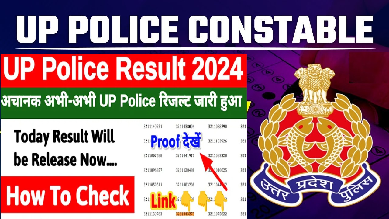 UP Police Constable Result 2024 on uppbpb.gov.in