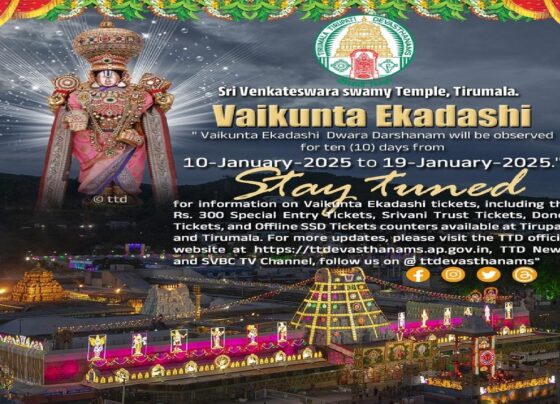 Tirumala Tirupati Devasthanams (TTD) January 2025 Srivari Seva Tickets Released: Important Details for Vaikunta Ekadasi Pilgrims The Tirumala Tirupati Devasthanams (TTD) has just announced the release of Srivari Seva tickets for the month of January 2025. This update brings vital information for devotees planning to attend the special Vaikunta Ekadasi celebrations. Below, we provide details on the seva schedules, ticket releases, and the new online booking process. TTD January 2025 Seva Ticket Release Schedule As per the latest official update, the online quota for Srivari Seva tickets for Tirumala and Tirupati will be available starting October 30, 2024. This booking process will cover various service categories for the entire month of January 2025. Key seva timings include: General Srivari Seva: Available at 11 AM Navaneetha Seva: Scheduled for release at 12 noon Parakamani Seva: Opens for booking at 1 PM These services offer devotees unique opportunities to participate in the spiritual activities of Tirumala, especially during the highly sought-after Vaikunta Ekadasi period. Special Arrangements for Vaikunta Ekadasi Vaikunta Ekadasi, occurring from January 10 to January 19, 2025, is expected to draw an immense crowd of devotees, eager to receive blessings. To ensure a smooth and efficient experience, TTD has implemented a specific service quota: Additional Ticket Quota: An extra batch of tickets will be released for Vaikunta Ekadasi in December, catering to increased demand. Dedicated Seva Times: For the 10-day Vaikunta Darshan period, additional arrangements will allow more devotees to engage in Swami Vari Seva. How to Book TTD Seva Tickets Online To facilitate an easier booking process, TTD has enhanced its online platform to streamline ticket reservations. Here’s a quick guide: Visit the TTD Website: The official website for TTD bookings is expected to handle high traffic, especially during the initial release times. Select Your Seva: Choose the desired seva based on availability and preferences. Each category opens for a specific time slot. Complete the Booking: Follow the guided steps to complete payment and finalize your booking. For an optimal experience, pilgrims are advised to log in a few minutes early and stay updated on any real-time notifications from TTD. Key Dates and Tips for January 2025 Pilgrims For those planning their pilgrimage, here are the essential dates and tips to consider: October 30, 2024: Mark this date for the release of general seva tickets. January 10 to 19, 2025: Key dates for Vaikunta Ekadasi darshan. Prepare early, as demand will be high. December 2024: Watch for an additional quota release if you miss the October bookings. Given the spiritual significance of the Vaikunta Ekadasi period, TTD recommends that devotees arrive prepared, allowing extra time to navigate Tirumala and engage fully in the seva experiences. By following these guidelines, devotees can maximize their chances of securing a seva slot, making their January pilgrimage both fulfilling and memorable.