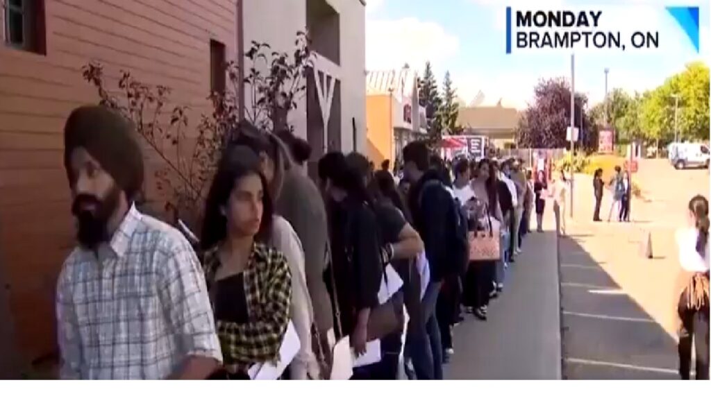 The viral video that recently surfaced from Brampton, Canada, has cast a stark light on the growing issue of unemployment, particularly among international students. In the clip, around 3,000 students, predominantly from India, are seen waiting in long lines for waiter jobs. This unsettling scene exposes the harsh realities faced by international students and highlights Canada's ongoing struggle with job scarcity. The Reality Behind the Viral Video A news clip aired by a Canadian multilingual broadcaster has taken the internet by storm. The video shows thousands of hopeful students standing in line for basic service jobs. These students, who came to Canada with the dream of a better future and high-paying jobs, now find themselves competing for roles in an industry they hadn’t imagined themselves working in when they left home. The Growing Unemployment Crisis in Canada Canada has long been a preferred destination for Indian students due to its quality education system, post-study work opportunities, and promise of permanent residency. However, the economic landscape in recent years has shifted. The unemployment rate in the country has been climbing steadily, and international students are among those most affected. Despite holding student visas and work permits, many international students are struggling to find employment in their fields of study. This has led many to seek jobs in the service sector, where the competition is fierce due to an influx of both domestic and international job seekers. The viral clip from Brampton only underscores this point, as thousands of students vie for a limited number of waiter jobs. Harsh Realities for International Students The situation in Brampton is not an isolated incident. It reflects a wider trend seen across many parts of Canada, where international students are facing similar struggles. These students often take on substantial financial burdens to study abroad, including paying high tuition fees, living costs, and managing expenses without adequate family support. Additionally, international students are often limited in the number of hours they can work while studying, making it difficult to save money. When they do enter the workforce, many find it challenging to secure jobs that align with their qualifications or field of study. Instead, they are pushed into entry-level or part-time roles that fail to offer long-term career development or financial security. Why International Students Struggle to Find Jobs Several factors contribute to the difficulty international students face in securing meaningful employment in Canada. One of the biggest challenges is a lack of Canadian work experience, which many employers prioritize over international qualifications. Despite holding degrees from recognized institutions in their home countries, these students are often overlooked for positions that require Canadian credentials or experience. Additionally, language barriers can play a role. Although many international students from India are fluent in English, they may still face difficulties in adapting to local accents, communication styles, or cultural nuances. This can make it harder to perform well in interviews or thrive in customer-facing roles, further complicating their job search. Impact on Mental Health and Well-being The job hunt is not just a financial burden for these students, but also a mental one. The pressure of finding employment, combined with the realities of living in a foreign country, can lead to high levels of stress, anxiety, and depression. For many, the fear of not being able to pay rent or cover basic expenses looms large. Furthermore, the disappointment of not being able to secure jobs in their chosen fields can lead to a sense of hopelessness. Many international students come to Canada with dreams of building a career, only to be met with the harsh reality of an oversaturated job market. How Canada's Job Market is Changing The viral video from Brampton has raised concerns about the broader issues within Canada's labor market. While the country continues to welcome thousands of international students each year, the job market may not be keeping pace with this growing population. The rise in the number of international students, coupled with economic uncertainties, has resulted in a mismatch between the skills these students bring and the opportunities available to them. Government and educational institutions are now facing pressure to address these challenges. There is a growing demand for programs that better prepare international students for the Canadian job market, such as internships, co-op placements, and career counseling services. These initiatives could help bridge the gap between education and employment, ensuring that students can transition smoothly from academics to the workforce. Moving Forward: What Needs to Be Done Addressing the issue of unemployment among international students requires a multi-faceted approach. First, the Canadian government must invest in job creation, particularly in industries that can accommodate the skills of recent graduates. This could involve expanding sectors such as technology, healthcare, and engineering, where there is often a need for highly educated workers. Second, educational institutions need to play a more active role in helping students prepare for life after graduation. Offering programs that provide practical work experience, such as internships or co-ops, would give international students the chance to build the Canadian work experience that employers often seek. Career counseling services could also be expanded to help students navigate the competitive job market more effectively. Finally, employers must be encouraged to recognize and value international experience and qualifications. This could involve policy changes that make it easier for companies to hire international students, as well as initiatives to help employers better understand the skills and qualifications that these students bring to the table. Conclusion: The Path Ahead for International Students The viral video from Brampton serves as a stark reminder of the challenges international students face in Canada’s job market. While many come to the country with dreams of a brighter future, they are often met with an uphill battle to secure employment that matches their qualifications. Addressing this issue will require action from the government, educational institutions, and employers alike. With the right support, international students can still find success in Canada—but only if the country takes steps to ensure that its job market is ready to meet their needs.