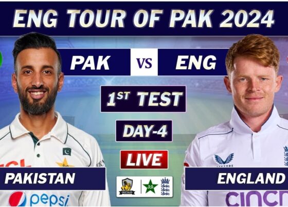 England's Batting Dominance: Root and Brook Shine with Record-Breaking Double Centuries England’s first Test against Pakistan in Multan witnessed a dominant display from Joe Root and Harry Brook, who brought up double centuries as England surged ahead with a 102-run lead at lunch on day four. Resuming their innings with scores of 176 and 141, respectively, the pair quickly accumulated personal milestones and set new records for the team. Root’s Historic Double Century and Career-Best Performance Joe Root, one of England’s most consistent performers, reached his sixth double-century, making him second only to Wally Hammond in the list of English players with the most double centuries. His commanding 259* surpassed his previous highest score of 254, also set against Pakistan over eight years ago. This knock further solidified his position among the greats of the game, as he moved beyond 20,000 international runs early in the morning session with a boundary that marked a new career milestone. Root’s innings, highlighted by powerful drives and his signature ramp-scoop shot, ensured his place in history. His effortless strokeplay left Pakistan’s bowlers struggling, especially after a dropped catch by Babar Azam when Root was on 186. He made the most of his luck, quickly capitalizing with another boundary, making Pakistan rue their missed opportunity. Brook’s Breakthrough Double Century: A New Star for England Harry Brook’s innings was just as remarkable. Having scored 141* at the start of the day, Brook went on to reach his maiden double-century in red-ball cricket, with an unflinching display of control and precision. His previous first-class best of 194, achieved in the County Championship, was quickly surpassed as he raced toward 200 with a composed square drive. Brook’s ascent in international cricket has been rapid, and his new Test best of 218* demonstrates his growing stature. Brook's smooth technique and shot selection were on full display as he outpaced Pakistan’s bowlers. His 200 was reached with minimal fanfare, but it was an achievement that placed him in elite company, being only the second player in Test cricket to score a double-century alongside Root in the same innings, echoing the feats of Graeme Fowler and Mike Gatting from 39 years ago. Record-Breaking Partnership: Root and Brook Rewrite History The partnership between Root and Brook rewrote the history books for England. Their stand of 409 runs is now the second-highest for England in any Test match against any opponent. With Pakistan’s attack flagging under the relentless pressure, it seemed inevitable that this duo would continue to ascend the ranks. Only the 411-run partnership between Colin Cowdrey and Peter May against West Indies in 1957 lies ahead of them. Their partnership was characterized by a blend of aggressive strokeplay and careful accumulation, with both batters finding the boundary at will. They added 166 runs in just 29 overs during the morning session, underlining their dominance. Pakistan’s Struggles in the Field and with the Ball Pakistan’s bowling attack struggled to contain England’s onslaught. The absence of Abrar Ahmed, who was taken to the hospital due to a fever, further weakened their efforts. However, even before his departure, Abrar had been expensive, with figures of 0 for 174 from 35 overs. Pakistan’s bowlers did manage to find some movement through the air and off the surface, but they could not capitalize on the few chances they created. Naseem Shah, in particular, bowled with pace and venom but had little to show for it. Root survived a scare on 186 when Babar Azam dropped a straightforward chance at midwicket, which proved costly as Root continued to accumulate runs without further difficulty. Despite some spirited bowling in the early exchanges, Pakistan couldn’t break through the Root-Brook partnership, leaving them chasing the game. Root and Brook’s Place in English Cricket History The monumental achievements of both Root and Brook will be remembered as defining moments in their respective careers. Root’s sixth double-century not only adds to his already glittering resume but also cements his place as one of England’s all-time greats. His calm demeanor and technical brilliance were on full display as he guided his team to a commanding lead. For Brook, this innings could mark the beginning of a long and successful Test career. His composed approach and hunger for big runs will serve him well as he continues to develop at the international level. Surpassing his father’s top score of 210 was a personal milestone, and the pride in the Brook household will surely be immense. England’s Historic Achievement: Two Double-Centurions in One Innings This match also saw England achieve a rare feat in Test cricket. With both Root and Brook registering double-centuries, it became only the second time in England’s Test history that two players have accomplished this in the same innings. The last instance occurred 39 years ago when Graeme Fowler and Mike Gatting achieved the same against India in Chennai. England’s batting display in Multan will be remembered for years to come, with Root and Brook’s record-breaking partnership setting a new benchmark for future generations of English cricketers. Their combined efforts have put England in the driver’s seat, and they now look poised to dictate the remainder of the match. Conclusion: England on Course for Victory With England leading by 102 runs at lunch and only three wickets down, they have put themselves in a dominant position in this first Test. The records set by Joe Root and Harry Brook underline England’s strength with the bat, and they are now well-positioned to push for a decisive victory over Pakistan. As day four progresses, all eyes will be on how England capitalizes on this historic partnership and whether they can extend their lead further to secure a comprehensive win.England's Batting Dominance: Root and Brook Shine with Record-Breaking Double Centuries England’s first Test against Pakistan in Multan witnessed a dominant display from Joe Root and Harry Brook, who brought up double centuries as England surged ahead with a 102-run lead at lunch on day four. Resuming their innings with scores of 176 and 141, respectively, the pair quickly accumulated personal milestones and set new records for the team. Root’s Historic Double Century and Career-Best Performance Joe Root, one of England’s most consistent performers, reached his sixth double-century, making him second only to Wally Hammond in the list of English players with the most double centuries. His commanding 259* surpassed his previous highest score of 254, also set against Pakistan over eight years ago. This knock further solidified his position among the greats of the game, as he moved beyond 20,000 international runs early in the morning session with a boundary that marked a new career milestone. Root’s innings, highlighted by powerful drives and his signature ramp-scoop shot, ensured his place in history. His effortless strokeplay left Pakistan’s bowlers struggling, especially after a dropped catch by Babar Azam when Root was on 186. He made the most of his luck, quickly capitalizing with another boundary, making Pakistan rue their missed opportunity. Brook’s Breakthrough Double Century: A New Star for England Harry Brook’s innings was just as remarkable. Having scored 141* at the start of the day, Brook went on to reach his maiden double-century in red-ball cricket, with an unflinching display of control and precision. His previous first-class best of 194, achieved in the County Championship, was quickly surpassed as he raced toward 200 with a composed square drive. Brook’s ascent in international cricket has been rapid, and his new Test best of 218* demonstrates his growing stature. Brook's smooth technique and shot selection were on full display as he outpaced Pakistan’s bowlers. His 200 was reached with minimal fanfare, but it was an achievement that placed him in elite company, being only the second player in Test cricket to score a double-century alongside Root in the same innings, echoing the feats of Graeme Fowler and Mike Gatting from 39 years ago. Record-Breaking Partnership: Root and Brook Rewrite History The partnership between Root and Brook rewrote the history books for England. Their stand of 409 runs is now the second-highest for England in any Test match against any opponent. With Pakistan’s attack flagging under the relentless pressure, it seemed inevitable that this duo would continue to ascend the ranks. Only the 411-run partnership between Colin Cowdrey and Peter May against West Indies in 1957 lies ahead of them. Their partnership was characterized by a blend of aggressive strokeplay and careful accumulation, with both batters finding the boundary at will. They added 166 runs in just 29 overs during the morning session, underlining their dominance. Pakistan’s Struggles in the Field and with the Ball Pakistan’s bowling attack struggled to contain England’s onslaught. The absence of Abrar Ahmed, who was taken to the hospital due to a fever, further weakened their efforts. However, even before his departure, Abrar had been expensive, with figures of 0 for 174 from 35 overs. Pakistan’s bowlers did manage to find some movement through the air and off the surface, but they could not capitalize on the few chances they created. Naseem Shah, in particular, bowled with pace and venom but had little to show for it. Root survived a scare on 186 when Babar Azam dropped a straightforward chance at midwicket, which proved costly as Root continued to accumulate runs without further difficulty. Despite some spirited bowling in the early exchanges, Pakistan couldn’t break through the Root-Brook partnership, leaving them chasing the game. Root and Brook’s Place in English Cricket History The monumental achievements of both Root and Brook will be remembered as defining moments in their respective careers. Root’s sixth double-century not only adds to his already glittering resume but also cements his place as one of England’s all-time greats. His calm demeanor and technical brilliance were on full display as he guided his team to a commanding lead. For Brook, this innings could mark the beginning of a long and successful Test career. His composed approach and hunger for big runs will serve him well as he continues to develop at the international level. Surpassing his father’s top score of 210 was a personal milestone, and the pride in the Brook household will surely be immense. England’s Historic Achievement: Two Double-Centurions in One Innings This match also saw England achieve a rare feat in Test cricket. With both Root and Brook registering double-centuries, it became only the second time in England’s Test history that two players have accomplished this in the same innings. The last instance occurred 39 years ago when Graeme Fowler and Mike Gatting achieved the same against India in Chennai. England’s batting display in Multan will be remembered for years to come, with Root and Brook’s record-breaking partnership setting a new benchmark for future generations of English cricketers. Their combined efforts have put England in the driver’s seat, and they now look poised to dictate the remainder of the match. Conclusion: England on Course for Victory With England leading by 102 runs at lunch and only three wickets down, they have put themselves in a dominant position in this first Test. The records set by Joe Root and Harry Brook underline England’s strength with the bat, and they are now well-positioned to push for a decisive victory over Pakistan. As day four progresses, all eyes will be on how England capitalizes on this historic partnership and whether they can extend their lead further to secure a comprehensive win.